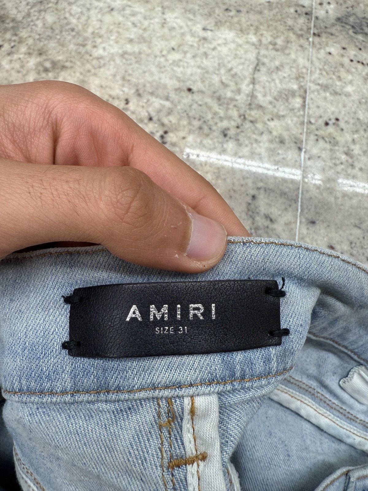 Amiri Amiri Thrasher Denim Jeans Size US 31 - 9 Thumbnail