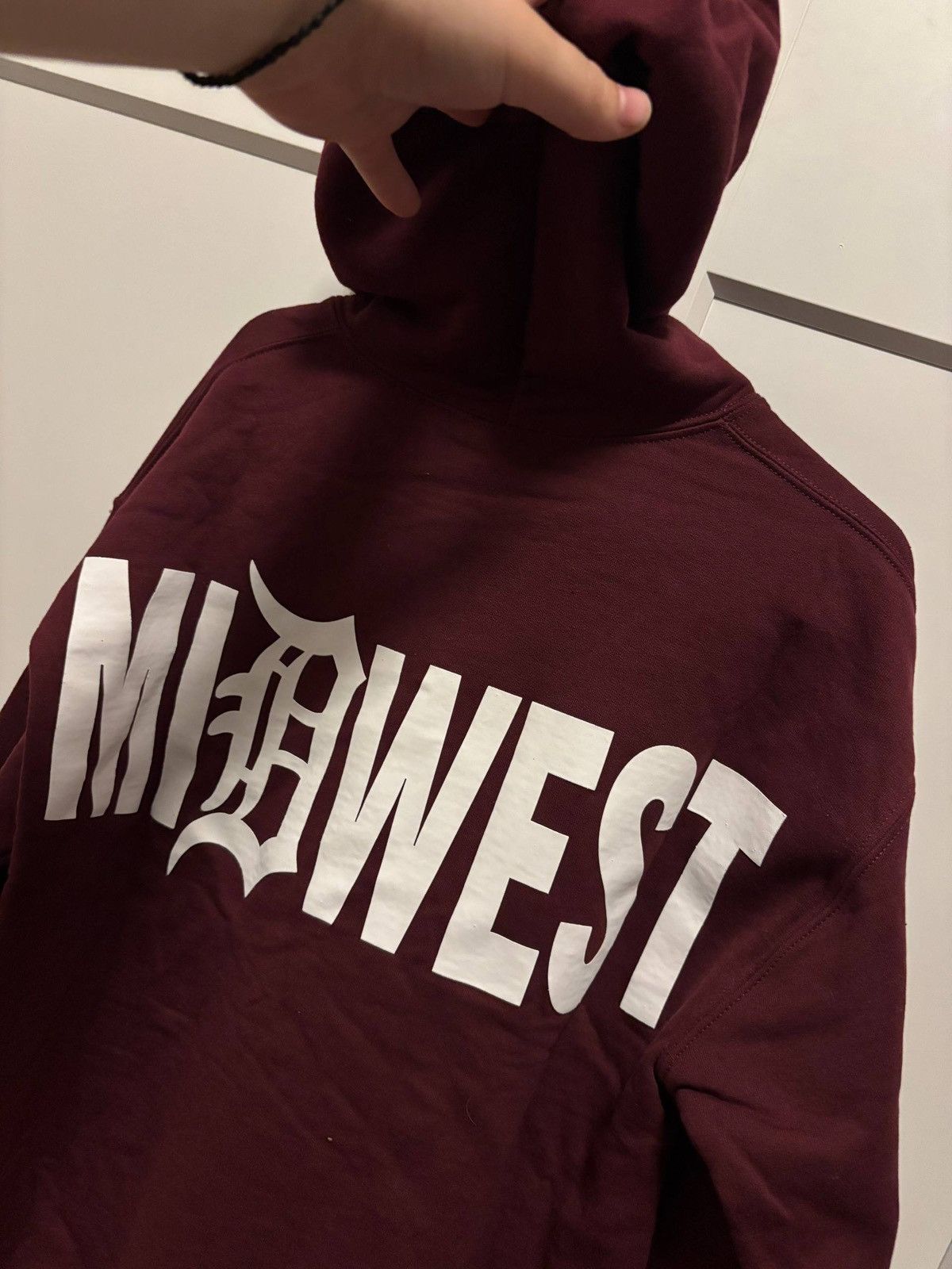 S4LEM S4LEM MIDWEST HOODIE BURGUNDY LARGE Size US M / EU 48-50 / 2 - 4 Thumbnail