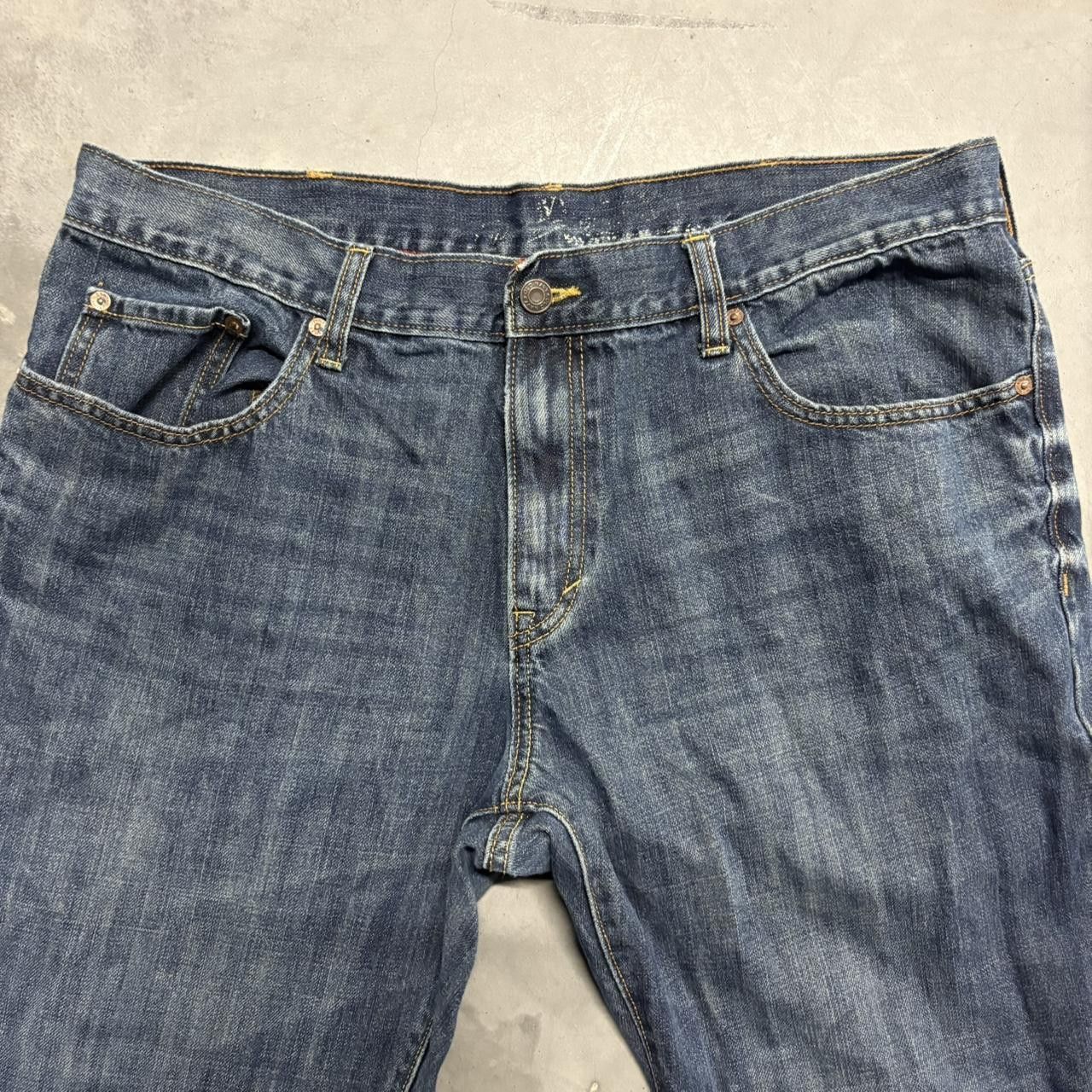 Old Navy Crazy Vintage Y2K/2000s Super Baggy Wideleg Old Navy Medium Wash Denim Jeans! Size US 38 / EU 54 - 4 Thumbnail