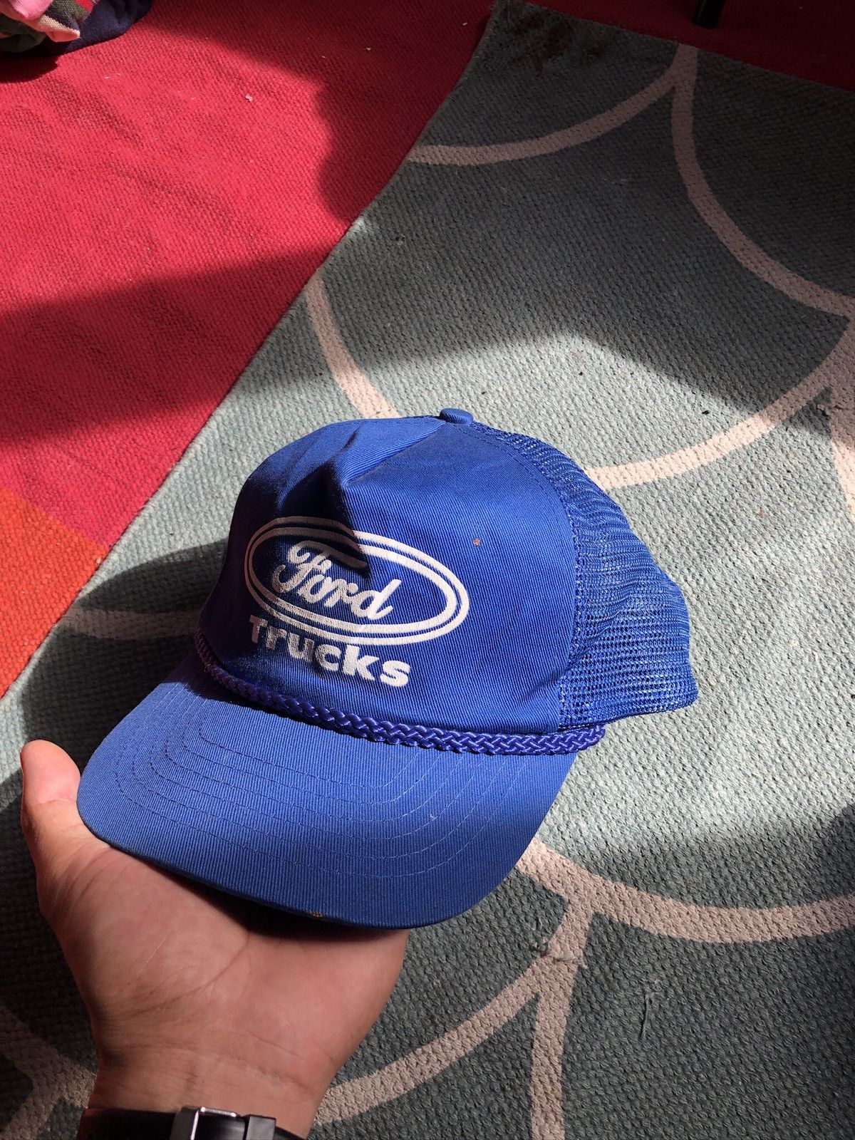 Vintage Vintage Ford Racing Hat Size ONE SIZE - 7 Thumbnail