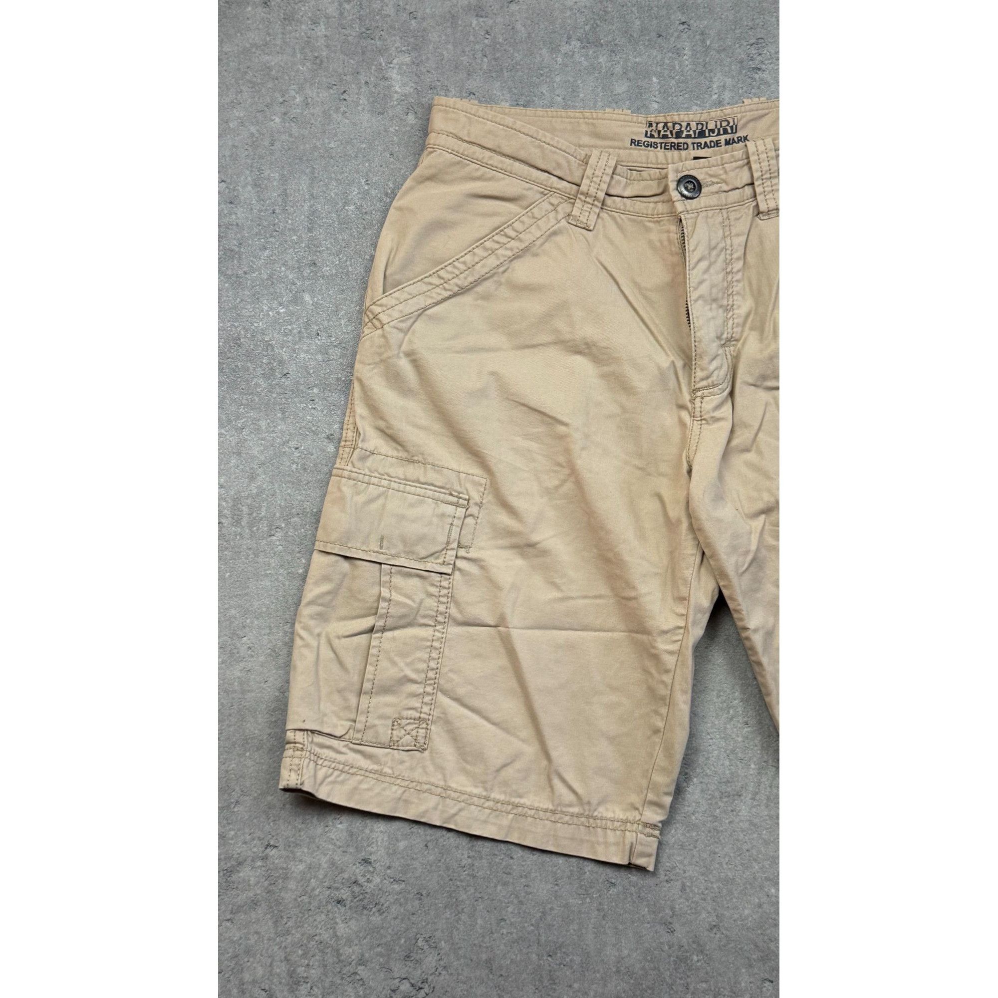 Napapijri Napapijri Noto Cargo Shorts Beige - Size 32 (W32) Size US 30 / EU 46 - 9 Thumbnail