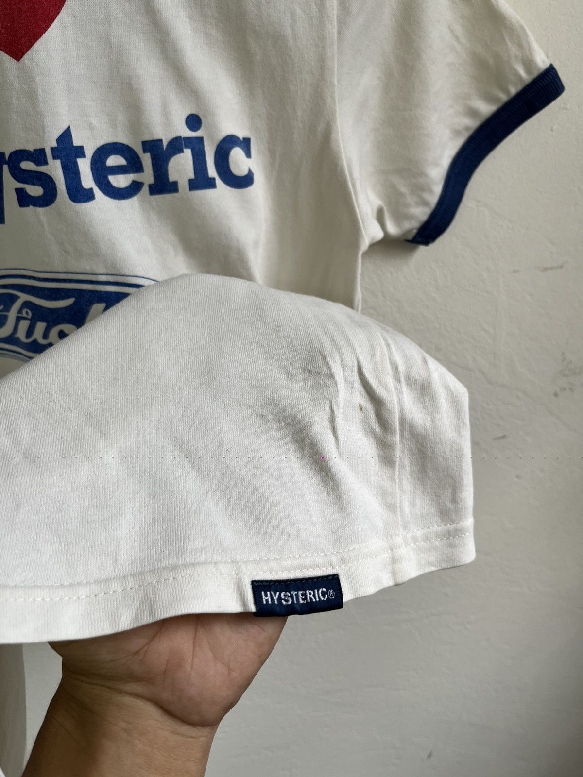 Hysteric Glamour Vintage Hysteric Glamour ‘I ❤️ my Hysteric’ Ringer Size XS / US 0-2 / IT 36-38 - 6 Thumbnail