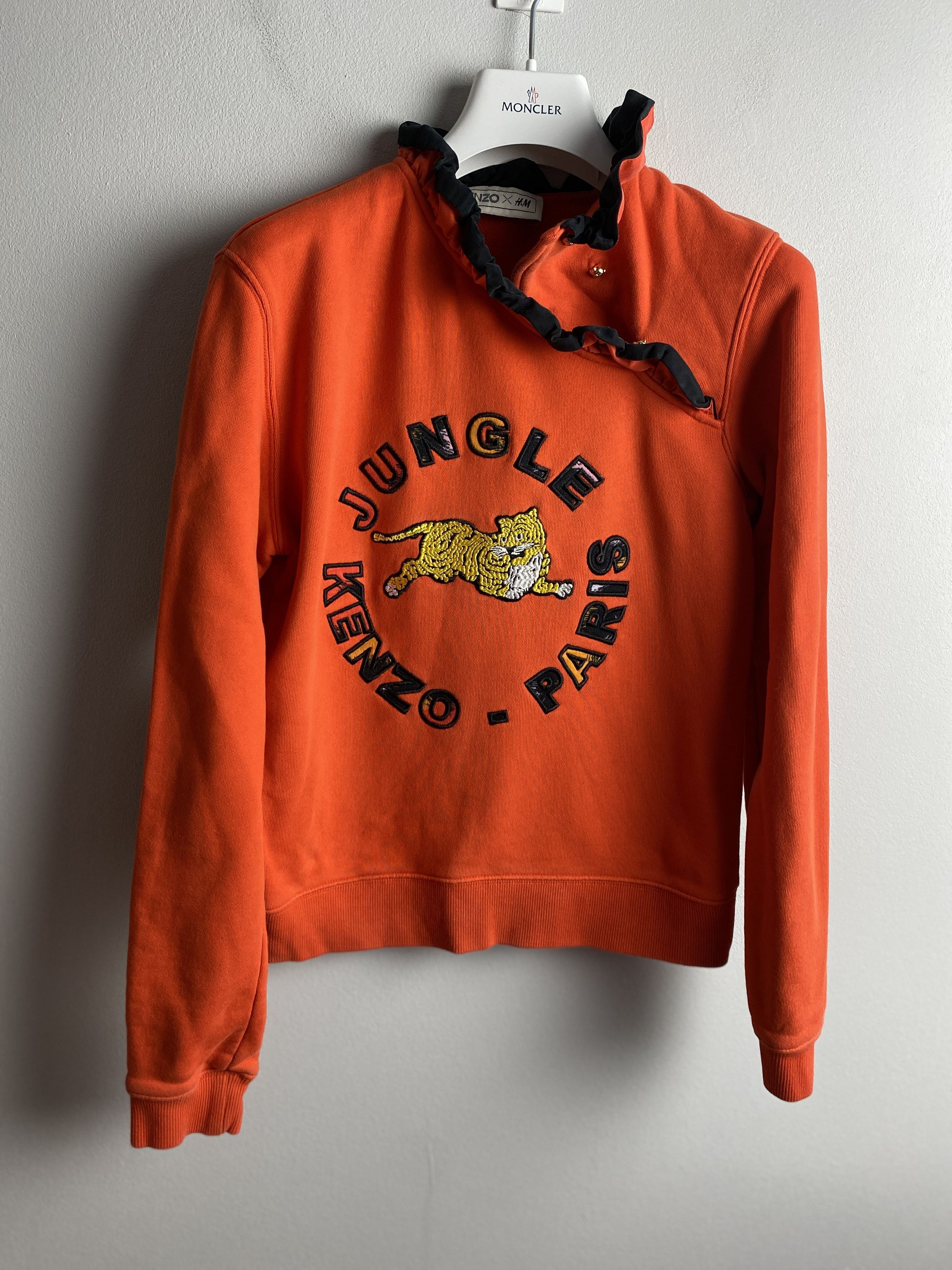 H&M × Kenzo Kenzo x H&M tiger embroidery sweatshirt crewneck Size XS / US 0-2 / IT 36-38 - 1 Thumbnail