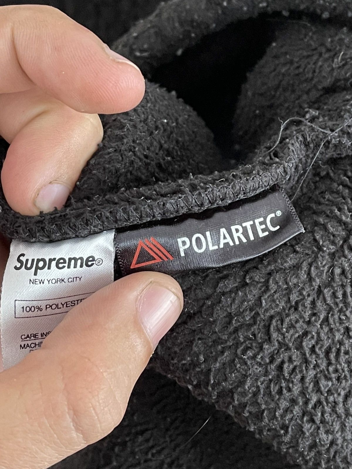 Supreme Supreme Polartec Fleece Hoodie Pullover Size US L / EU 52-54 / 3 - 15 Thumbnail