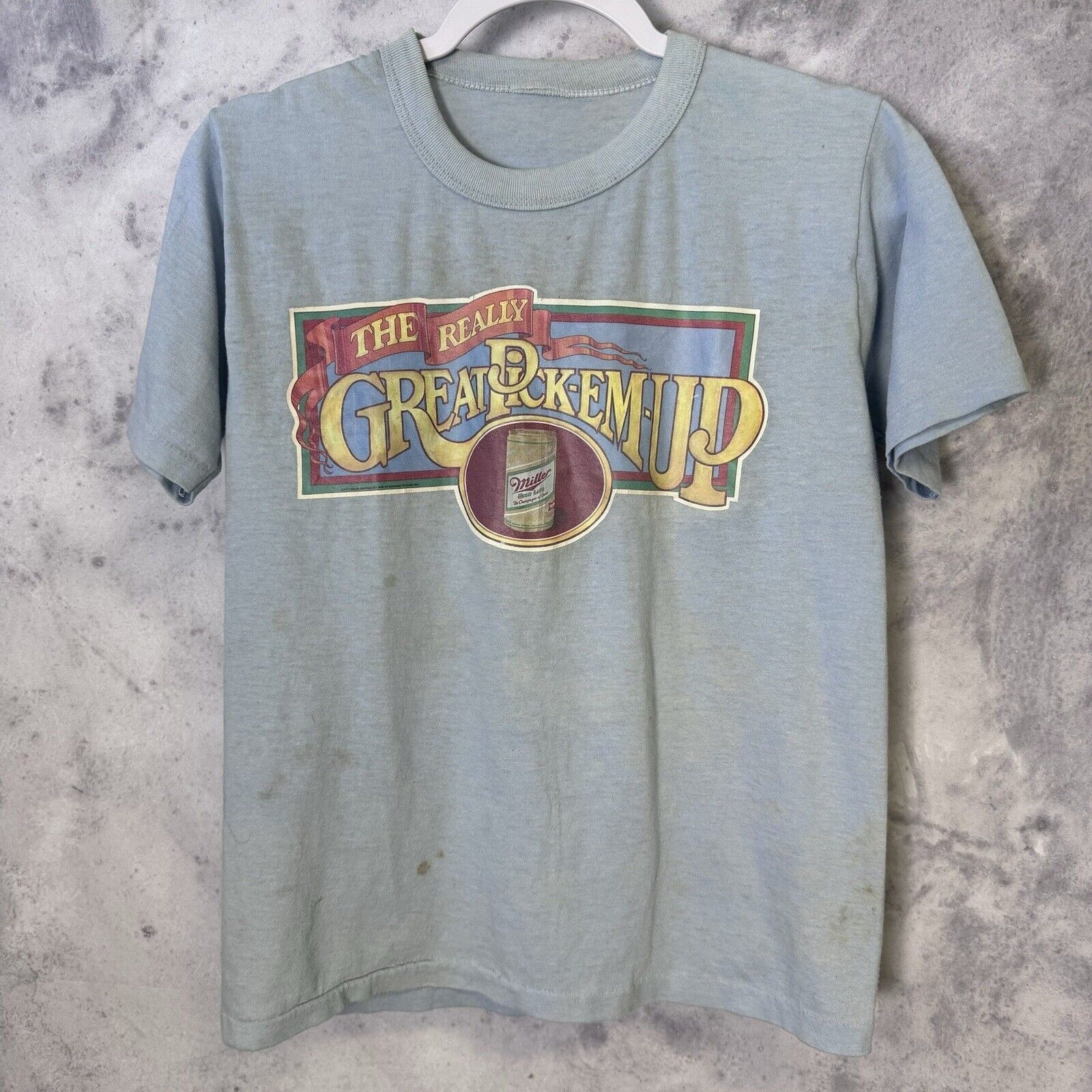 Vintage Vintage Miller High Life T Shirt Adult Small Short Sleeve 70 Size US S / EU 44-46 / 1 - 2 Thumbnail