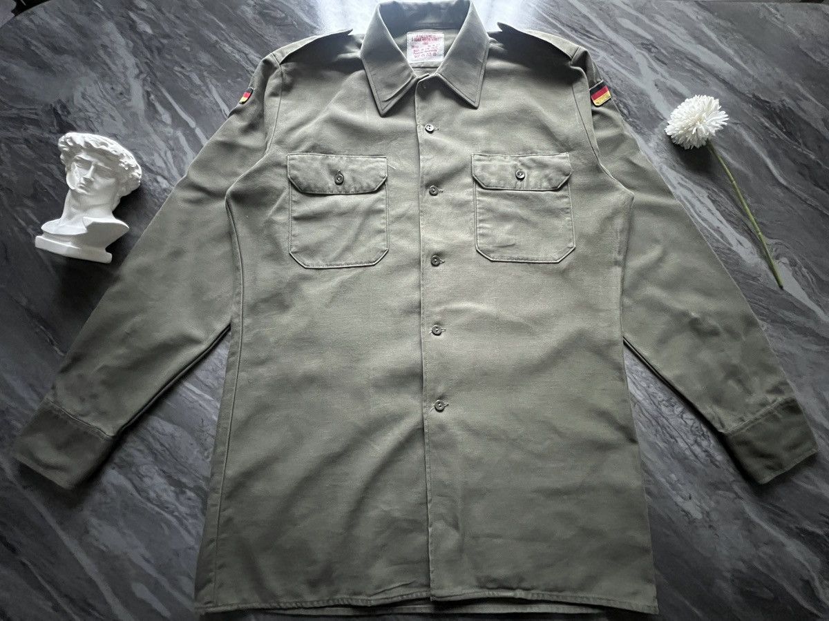 Vintage Vintage : Military German Army Solider Uniform Size US L / EU 52-54 / 3 - 2 Thumbnail