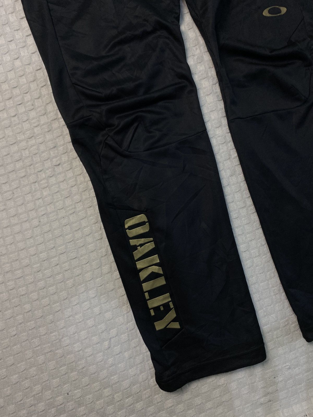 Bodega × Oakley 💥 VINTAGE OAKLEY 90S BLACK LONG TRACK PANTS Y2K Size US 28 / EU 44 - 4 Thumbnail