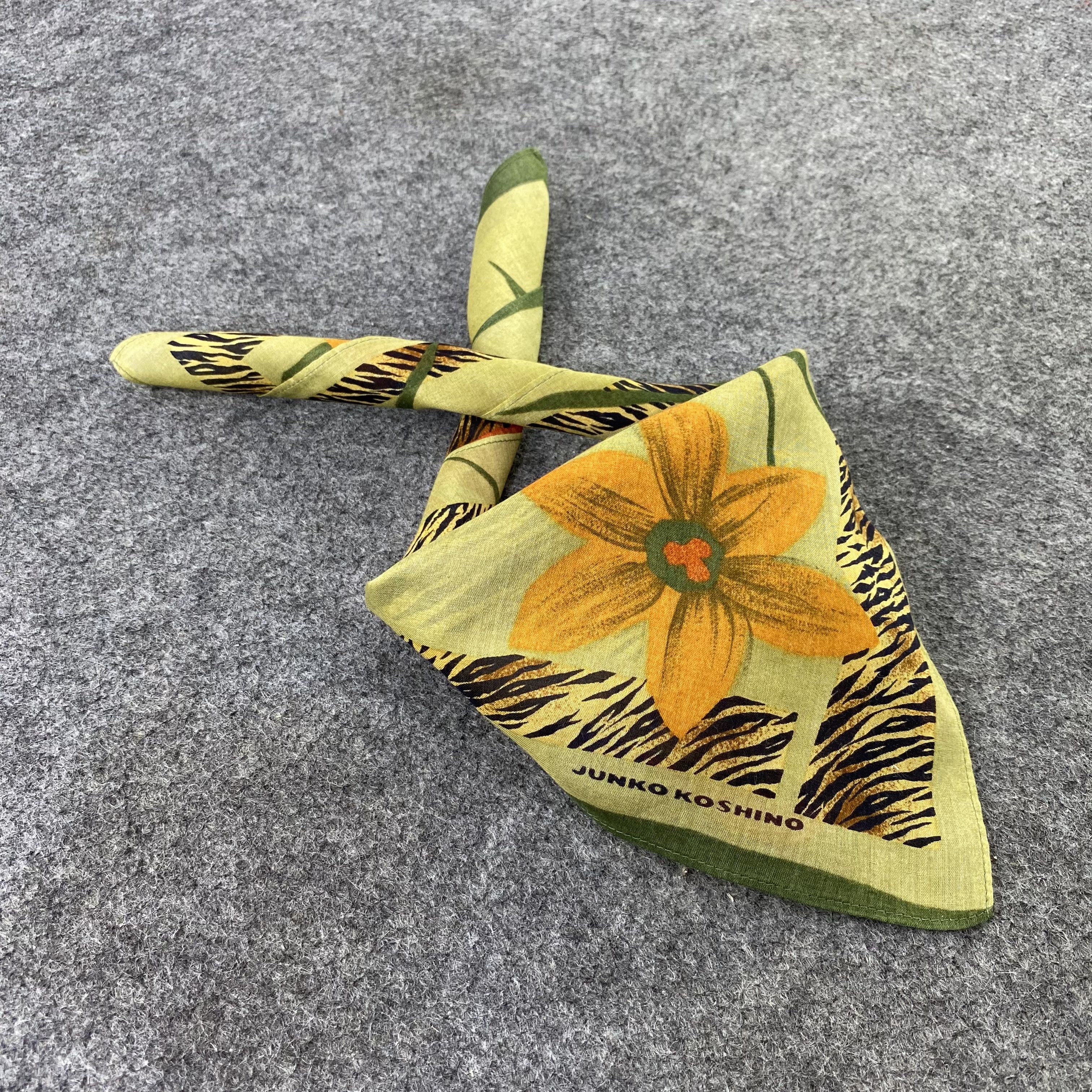 Japanese Brand Junko Koshino Handkerchief / Bandana / Neckerchief-B727 Size ONE SIZE - 1 Thumbnail