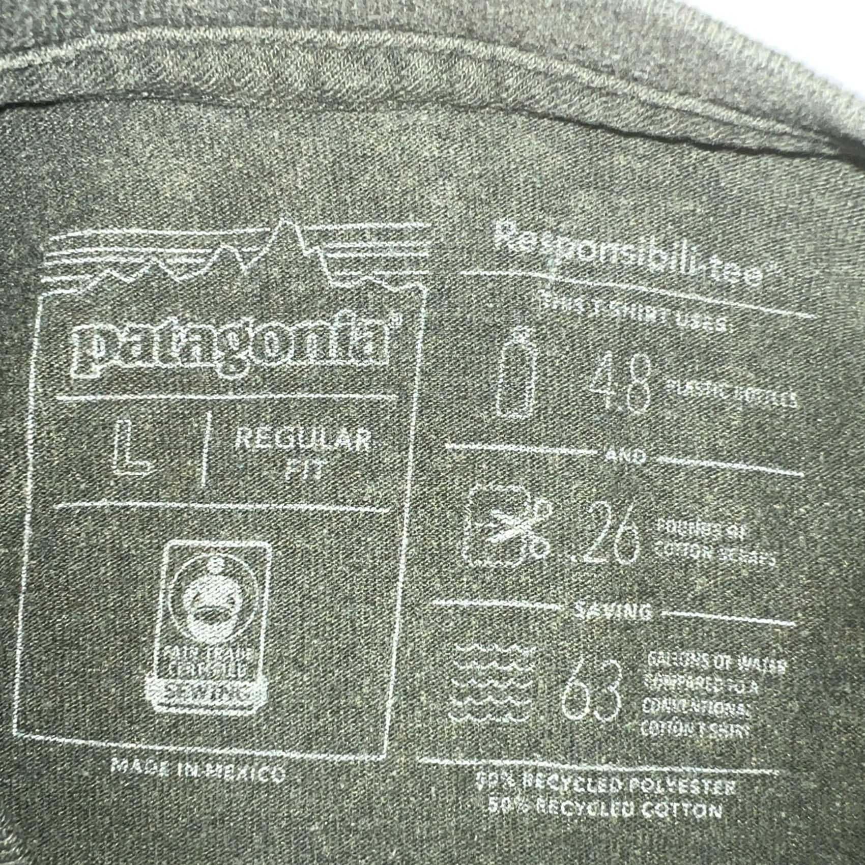 Patagonia Patagonia Shirt L Green Long Sleeve Logo Outdoor Vintage Size US L / EU 52-54 / 3 - 5 Thumbnail