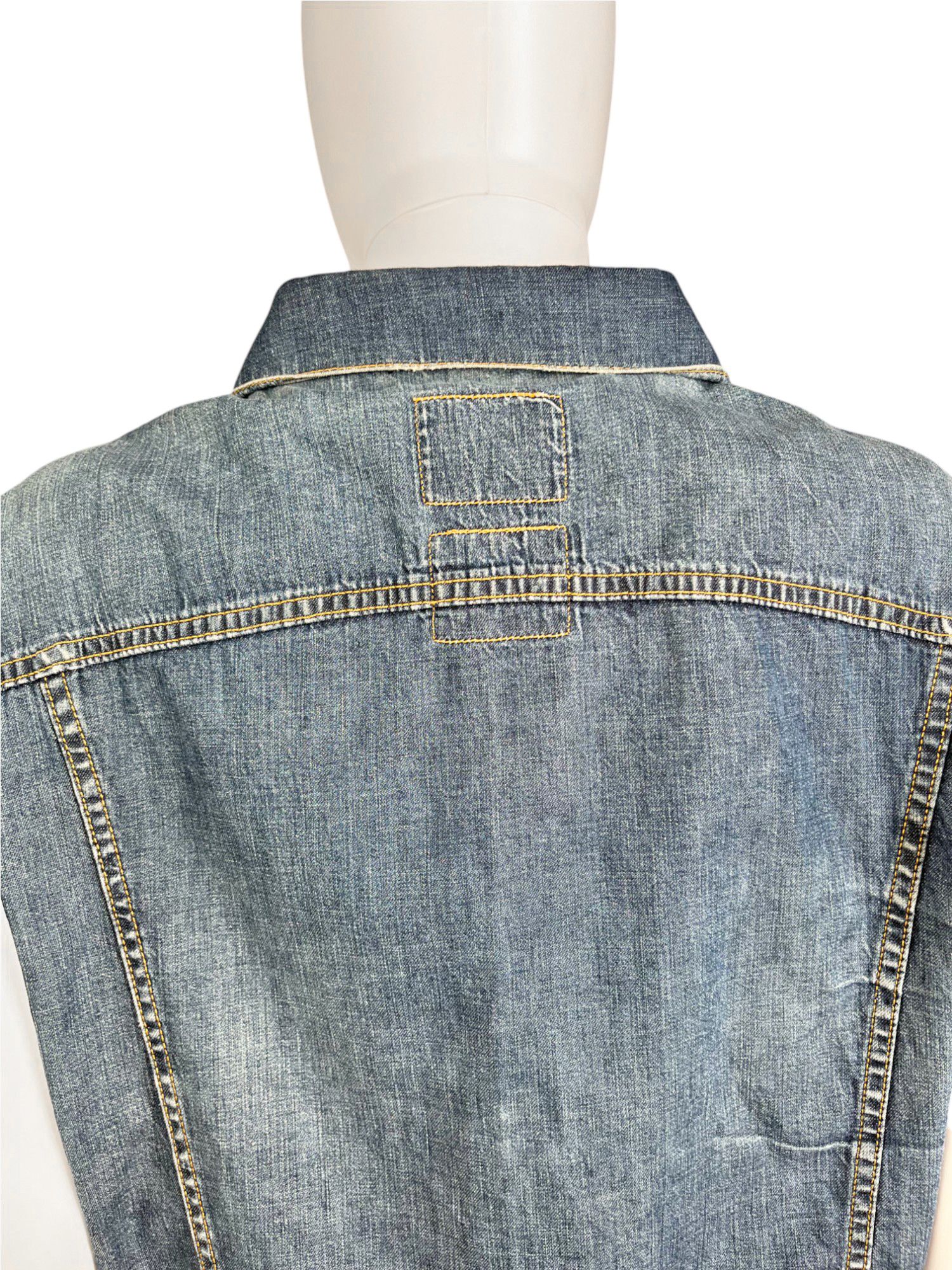 Helmut Lang Denim Blue Gilet Size US L / EU 52-54 / 3 - 6 Thumbnail