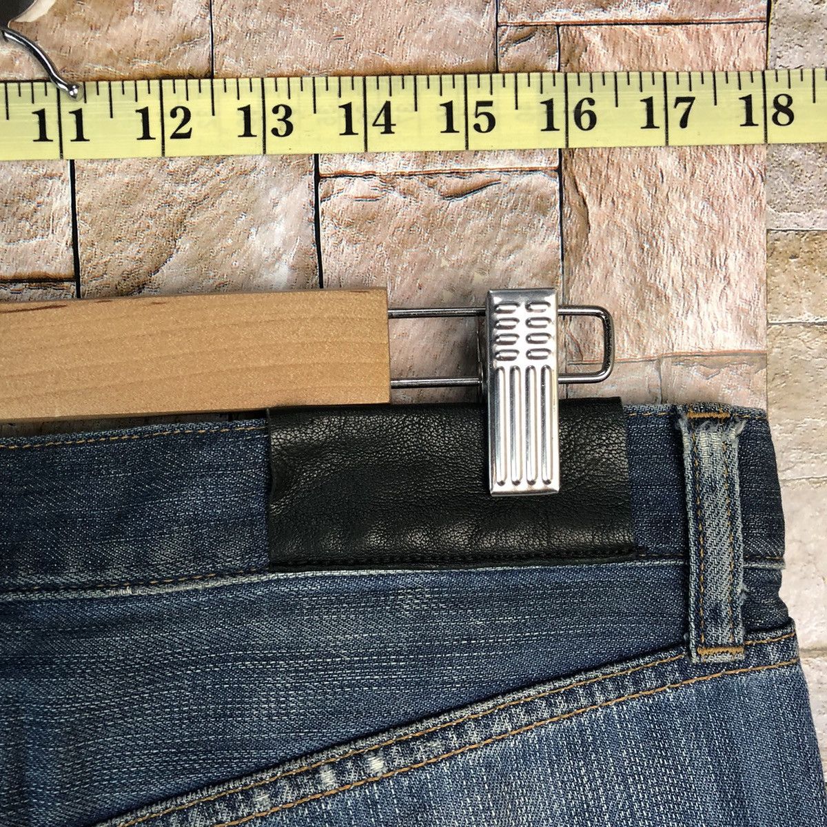 Japanese Brand Japanese Brand Blue Distressed Denim Pants #A997 Size US 28 / EU 44 - 16 Thumbnail