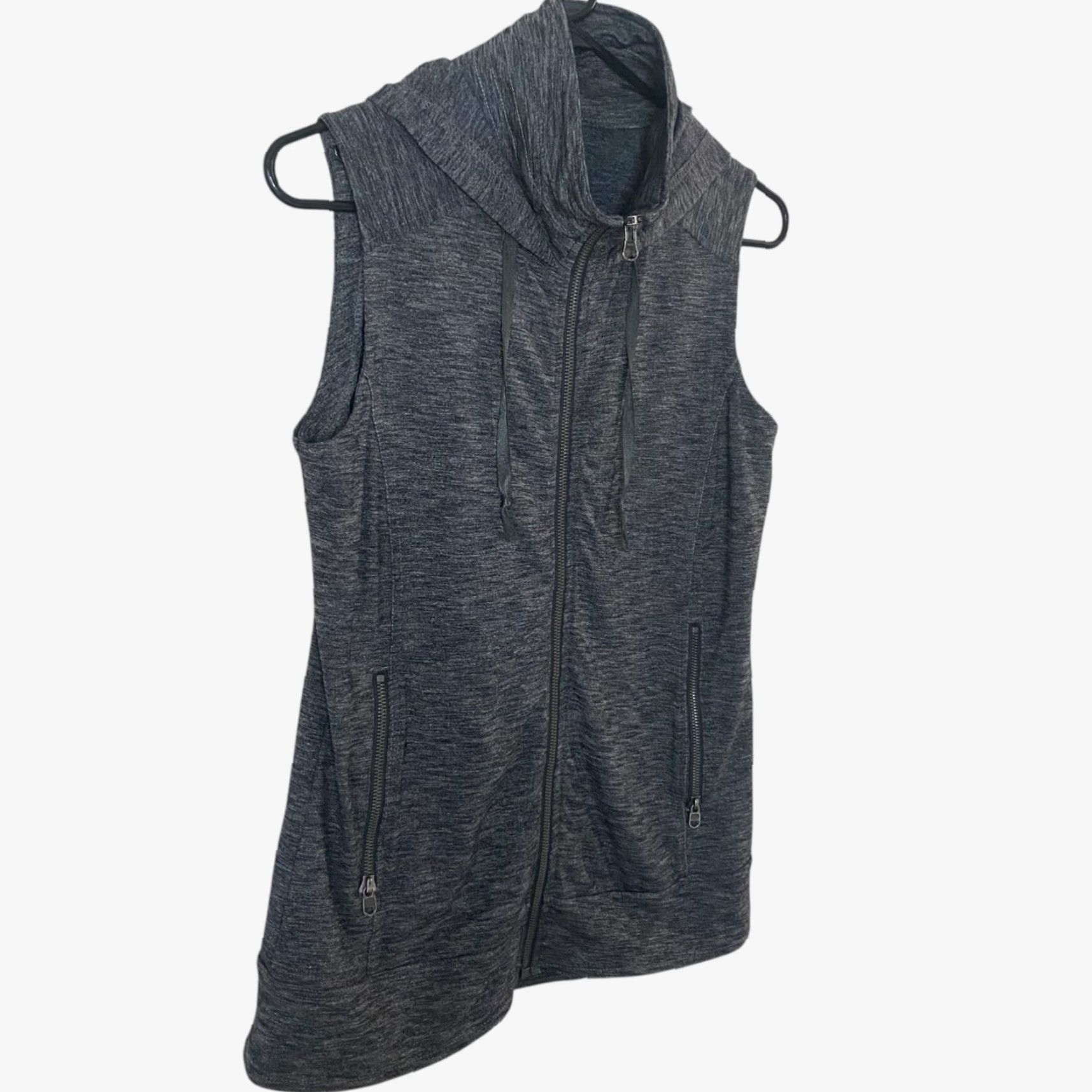 Vintage Kuhl Mova Zip-Up Hooded Hiking Vest Gray Women's Small Sleeveless Hoodie Jacket Size S / US 4 / IT 40 - 3 Thumbnail