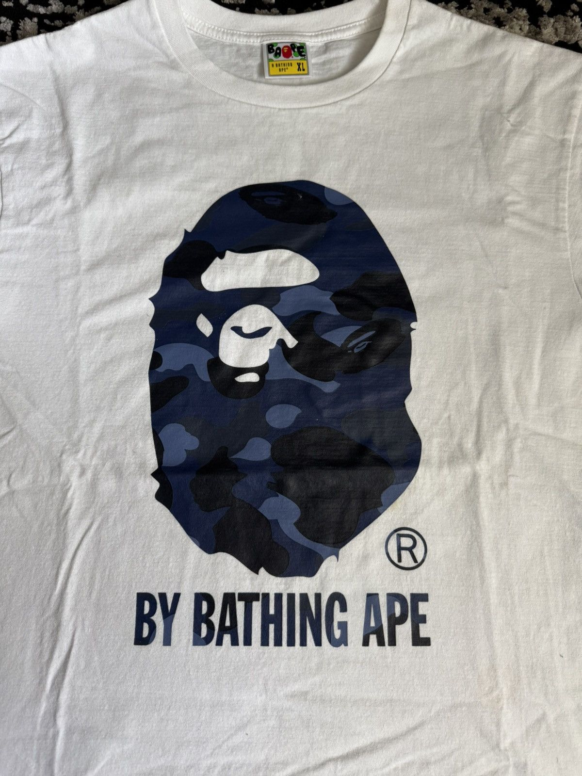 Bape White Camo Tshirt Size US XL / EU 56 / 4 - 2 Thumbnail