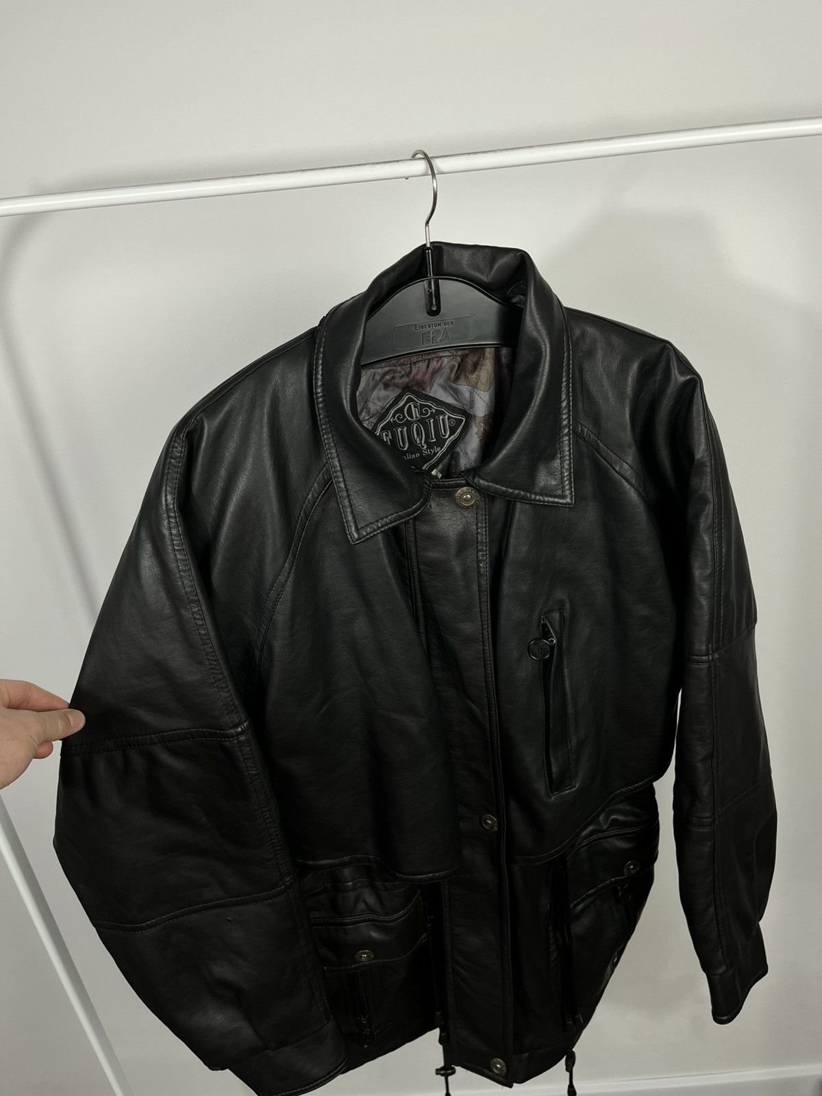 Leather Women’s Black Genuine Leather Coat Jacket Size XL Size XL / US 12-14 / IT 48-50 - 4 Thumbnail