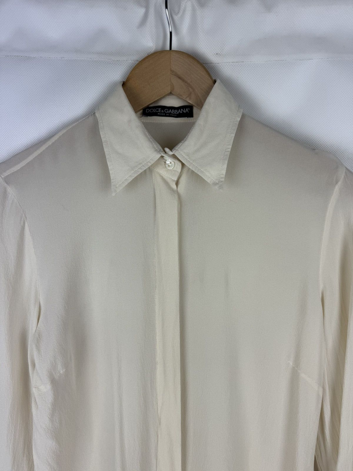 Dolce & Gabbana Dolce&Gabbana Long Sleeve Button Up Shirt Tunic Blouse Size M / US 6-8 / IT 42-44 - 6 Thumbnail