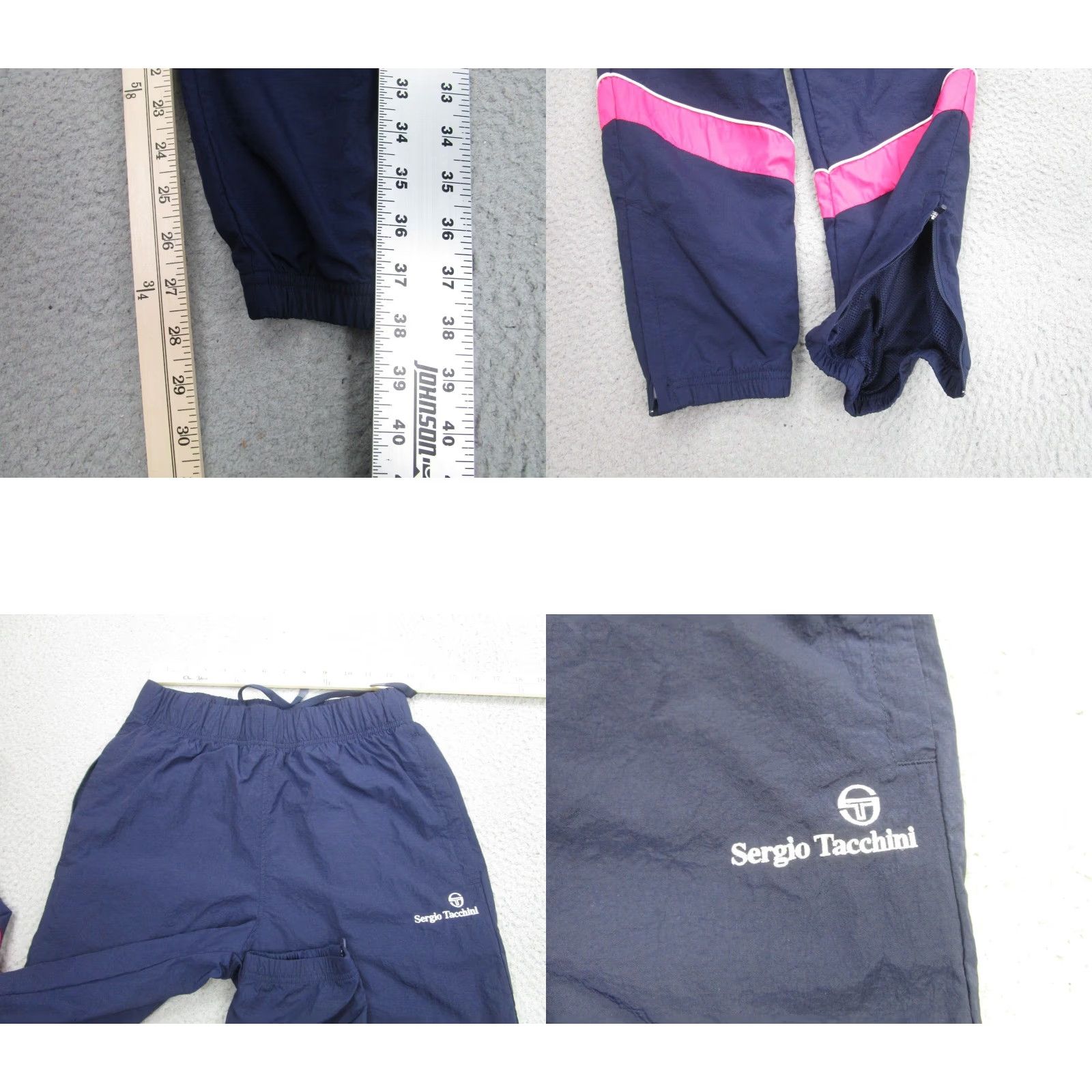 Sergio Tacchini Sergio Tacchini Womens Jogger Pants XS Blue Softshell Dance Hip Hop Size 26" / US 2 / IT 38 - 2 Thumbnail