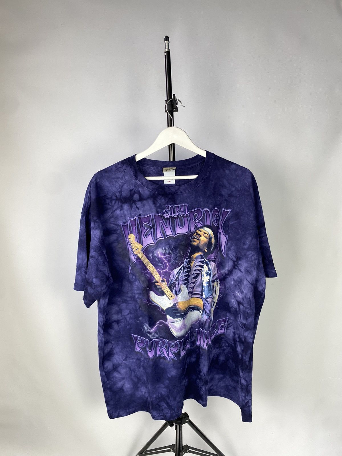 VTG Jimi Hendrix Purple Haze Liquid Blue Vintage Y2K Shirt