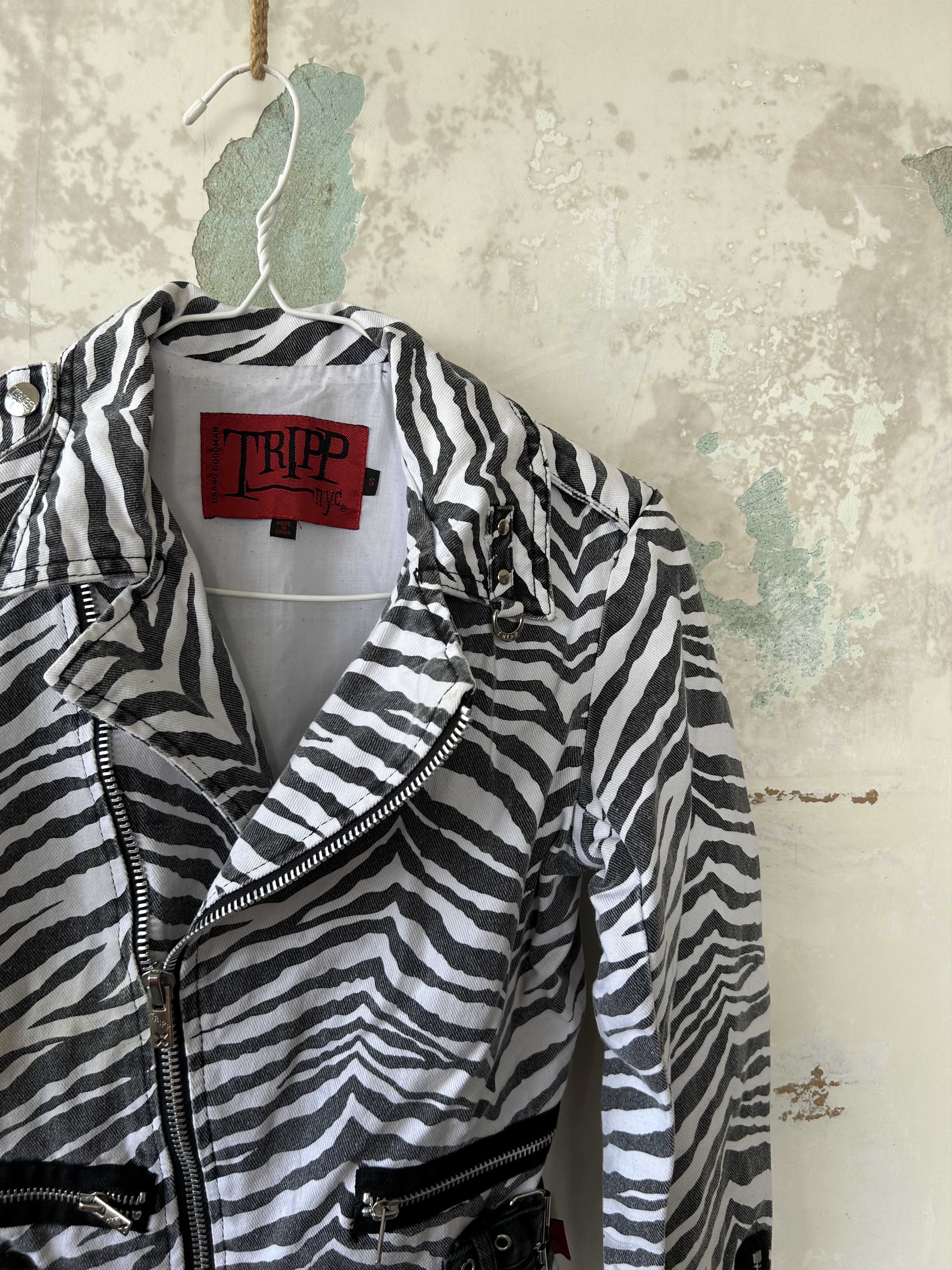 Tripp NYC Vintage Tripp NYC Bondage Parachute Zip Punk Biker Jacket Size S / US 4 / IT 40 - 4 Thumbnail