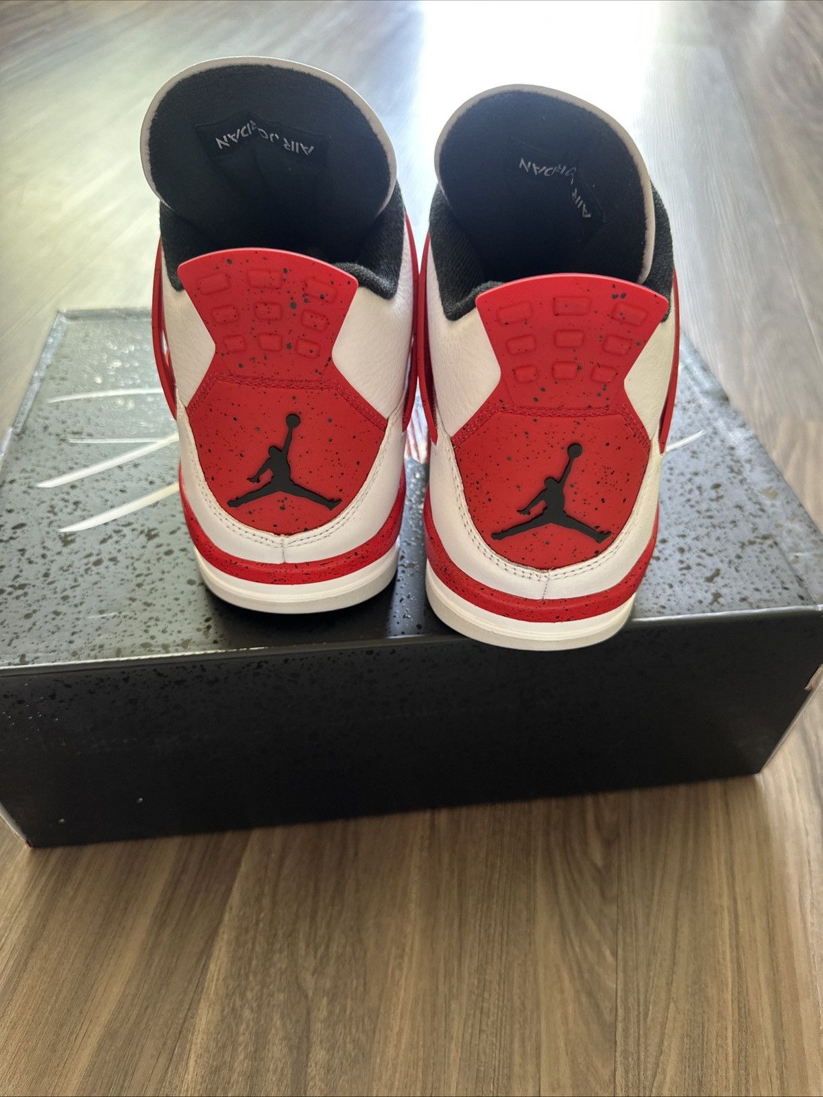 Jordan Brand × Nike Air Jordan 4 Retro Red Cement DH6927-161 Size 11.5 Size US 11.5 / EU 44-45 - 4 Thumbnail
