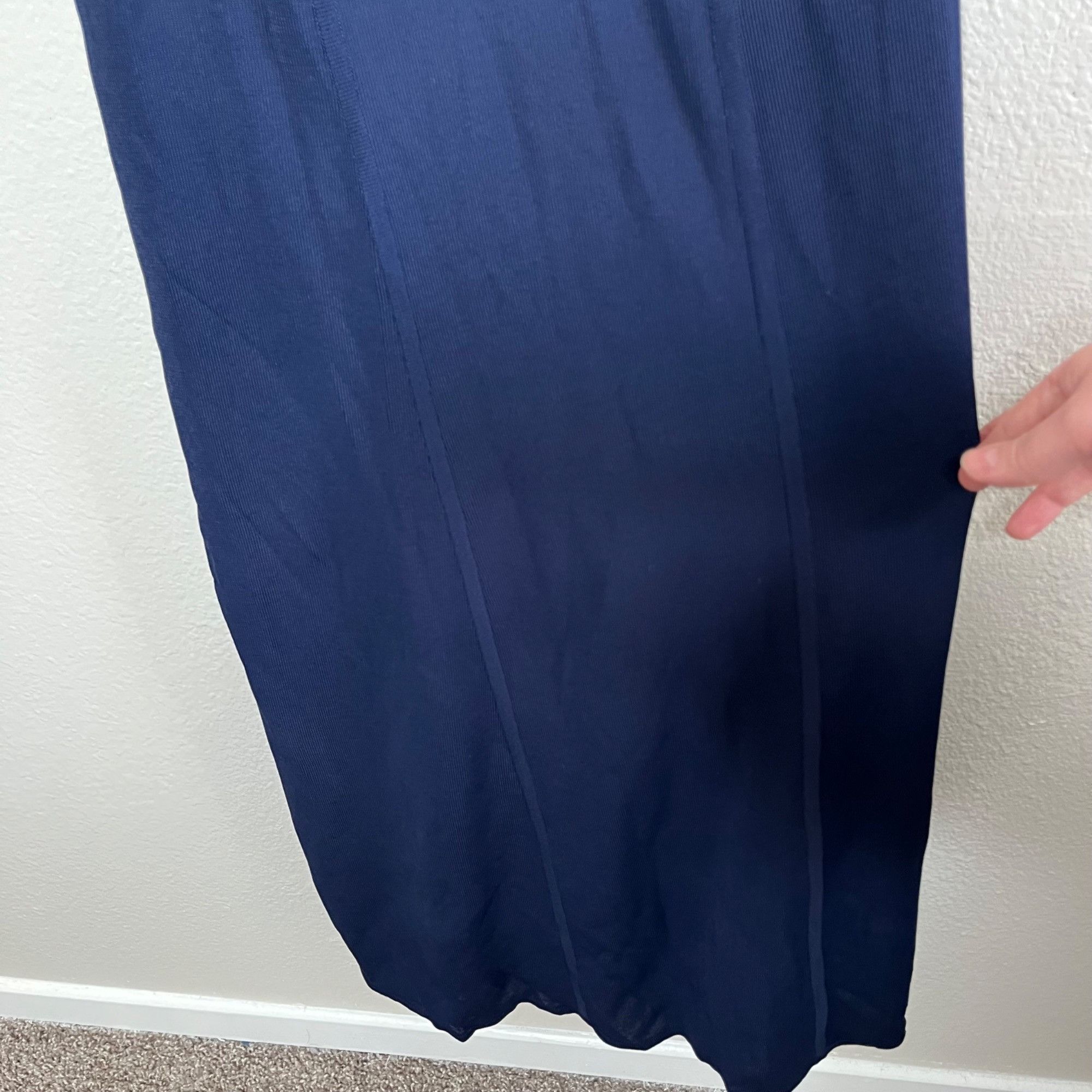 Herve Leger Herve Leger 90s Navy Blue Bandeau Top Stretch Bodycon Maxi D Size S / US 4 / IT 40 - 6 Thumbnail