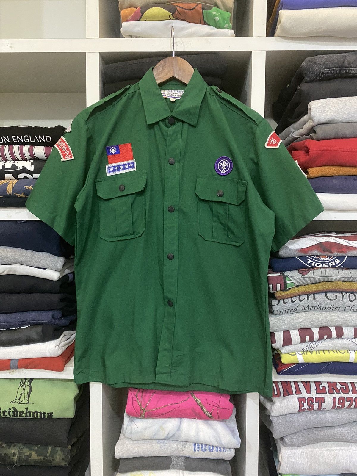 Vintage Vintage Taiwan Boy Scouts Shirt Size US M / EU 48-50 / 2 - 1 Thumbnail