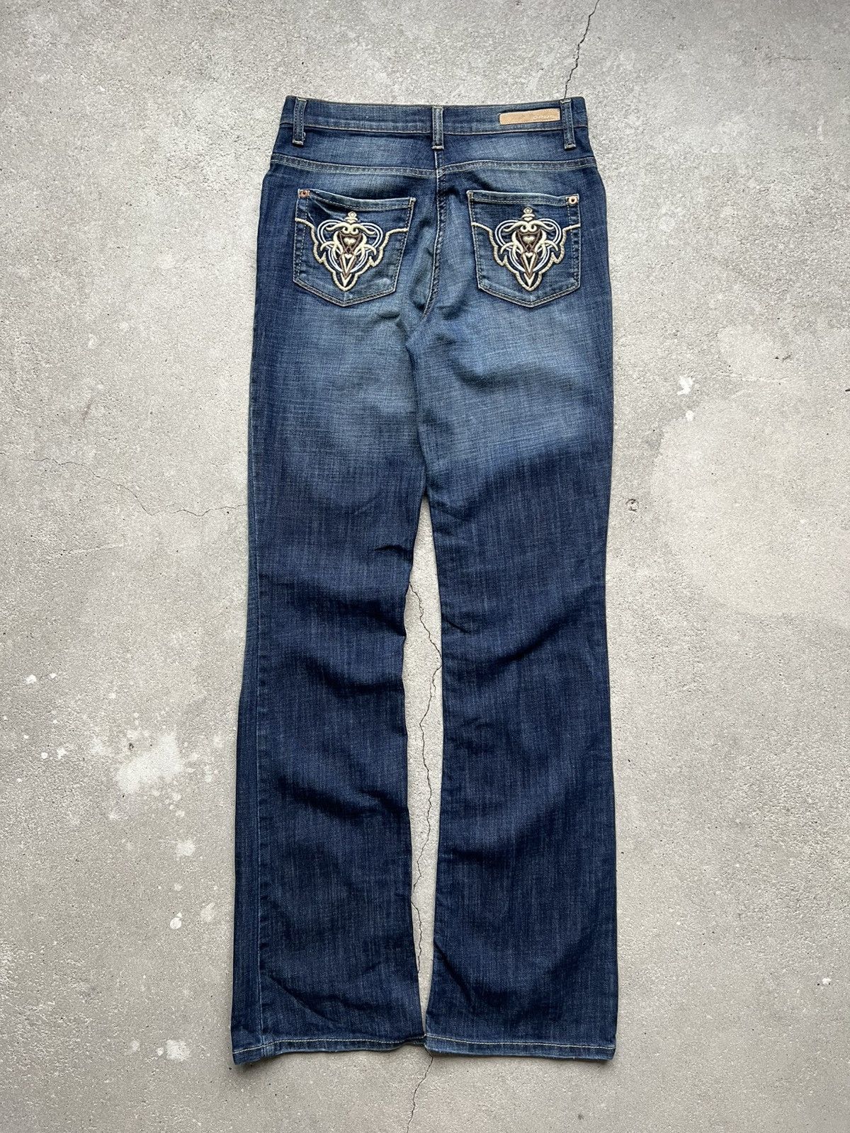 Hysteric Glamour × If Six Was Nine × Le Grande Bleu (L.G.B.) Rare Y2K Flared Opium jeans IfSixWasNine LGB style Junya Size 25" / US 0 / IT 36 - 3 Thumbnail