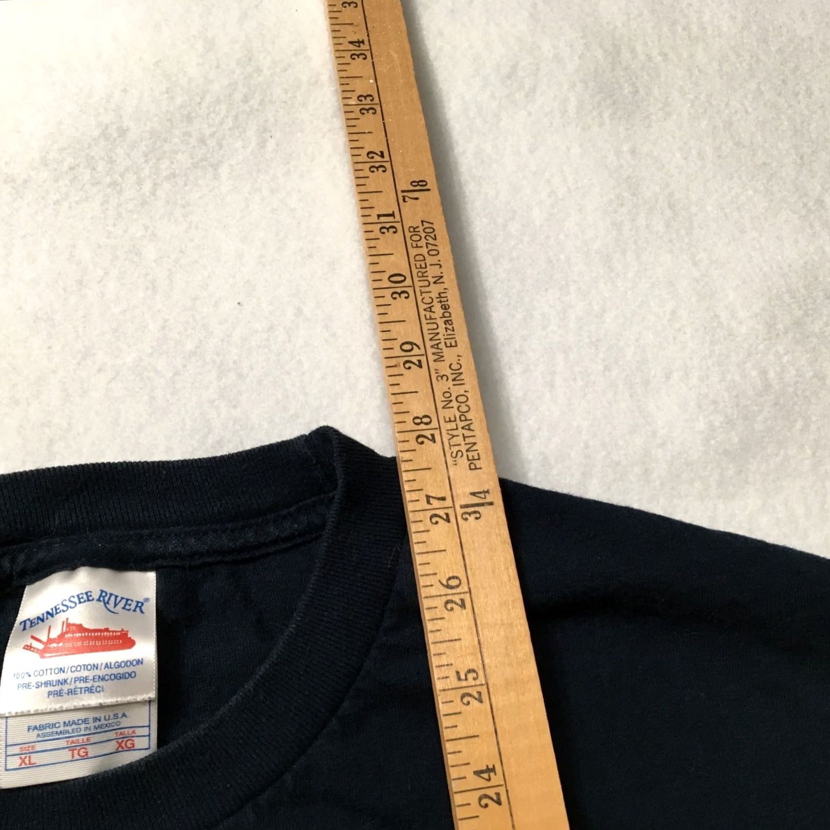 Vintage VINTAGE NEW ORLEANS LAISSEZ LE BON T Shirt Size XL NAVY BLUE EMBROIDERED Size US XL / EU 56 / 4 - 6 Thumbnail