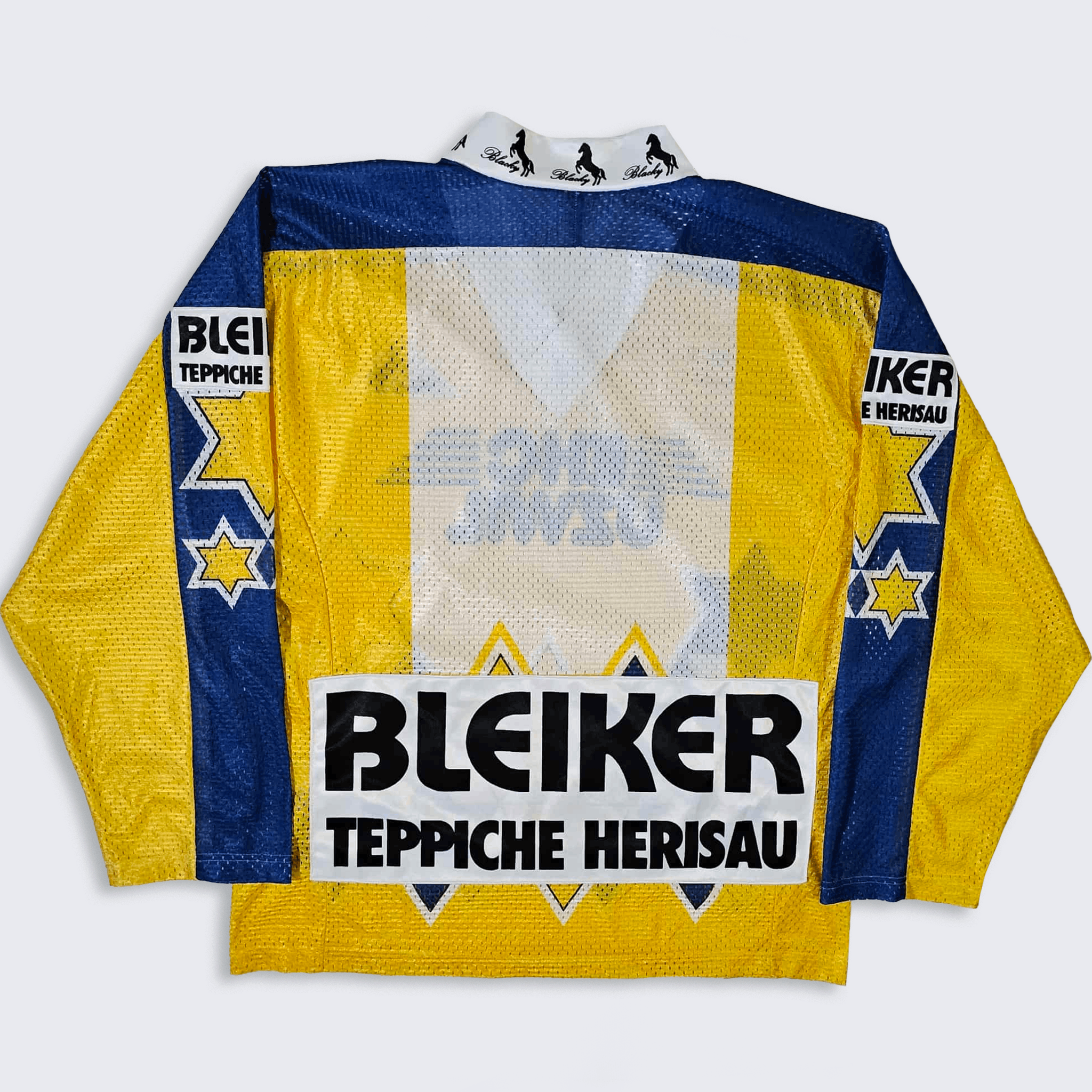 Vintage EHC Uzwil Vintage 90s Blacky Switzerland Hockey Jersey Size US M / EU 48-50 / 2 - 2 Thumbnail
