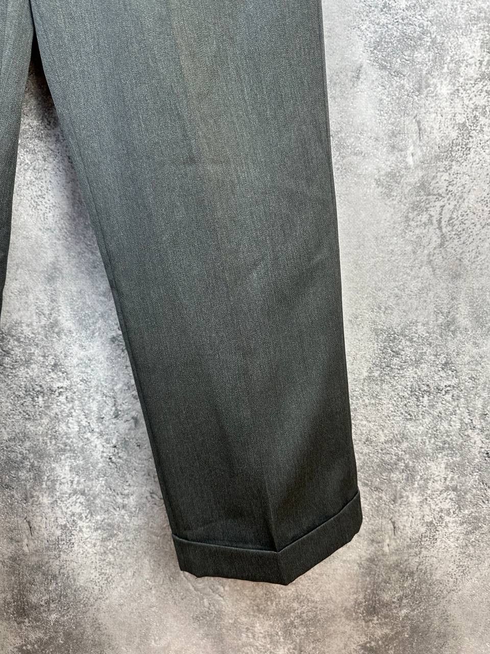 Yves Saint Laurent Yves Saint Laurent Pour Homme VTG Gray Double-Breasted Suit Size 48R - 15 Thumbnail
