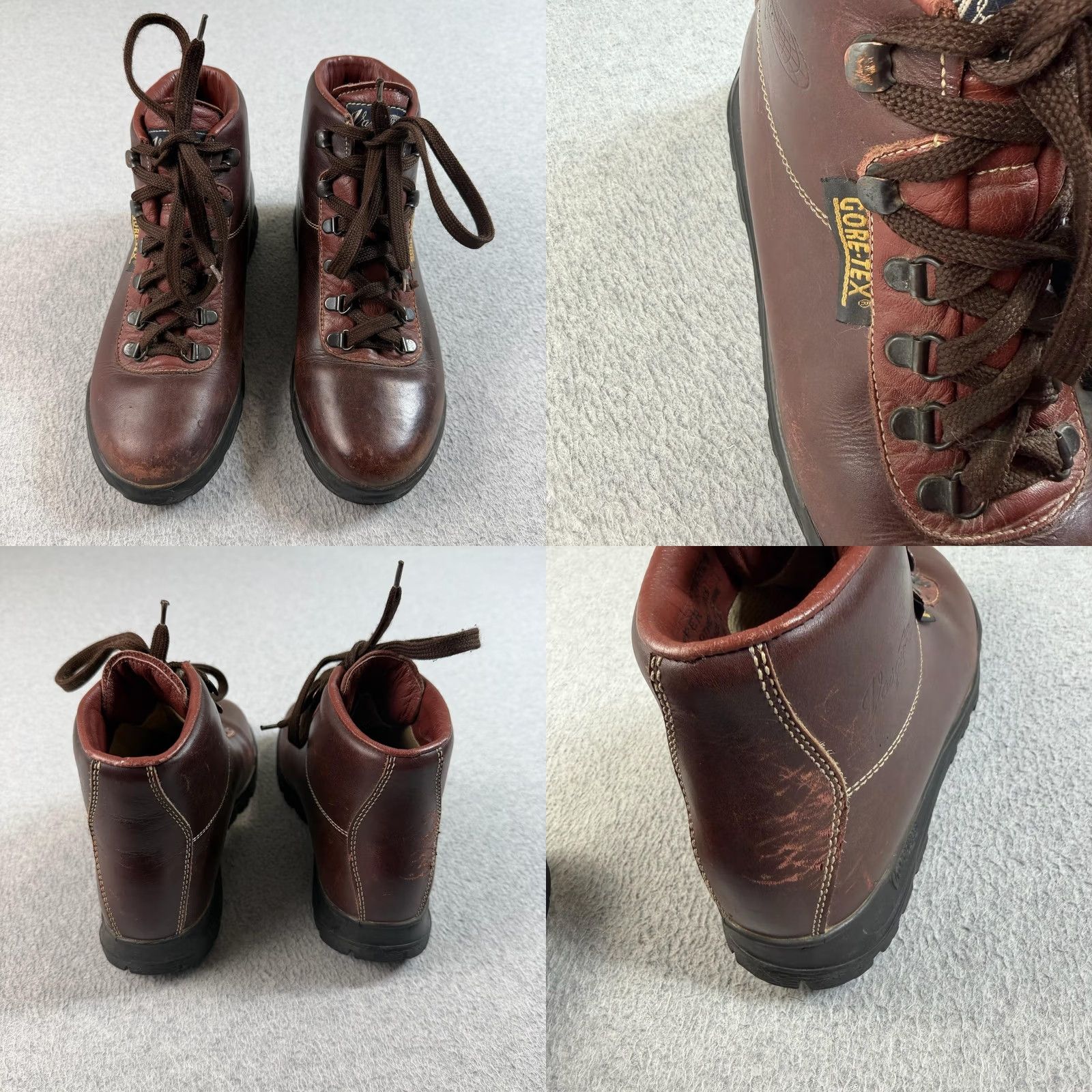 Eddie Bauer Vasquez Skywalk Leather Boots Men Size 8 Brown Leather Gore-Tex Waterproof Italy Size US 8 / EU 41 - 9 Thumbnail