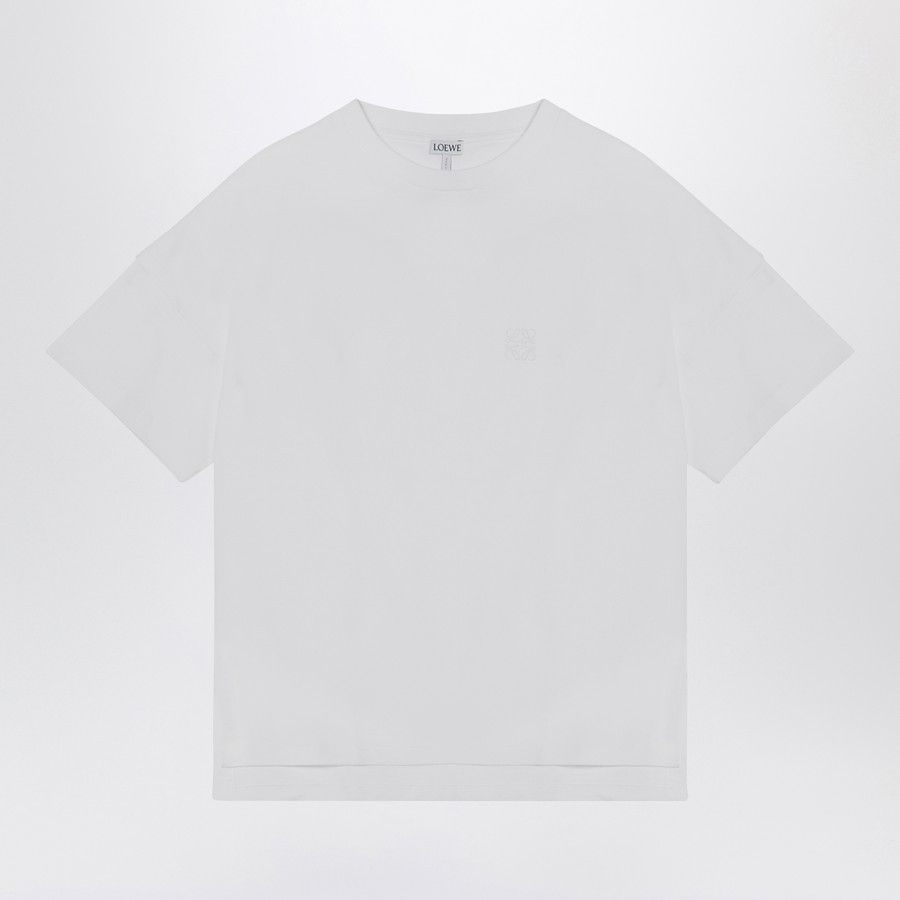 Loewe o1d2blof0824 T-Shirt With Anagram Logo in White Size S / US 4 / IT 40 - 1 Thumbnail