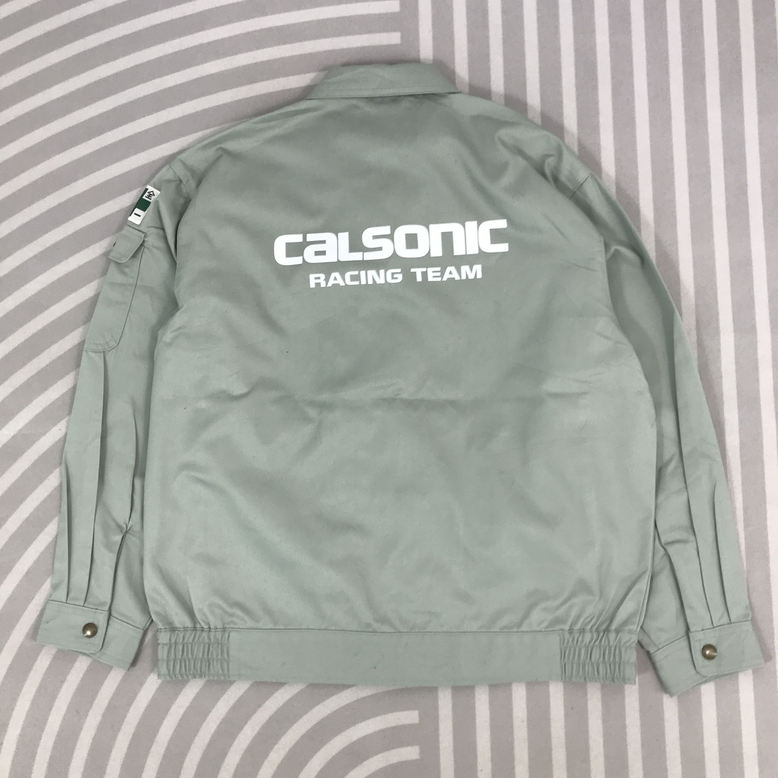 Japanese Brand × Vintage Vintage Calsonic Racing team japan Uniform F1 Jacket Size US M / EU 48-50 / 2 - 1 Thumbnail