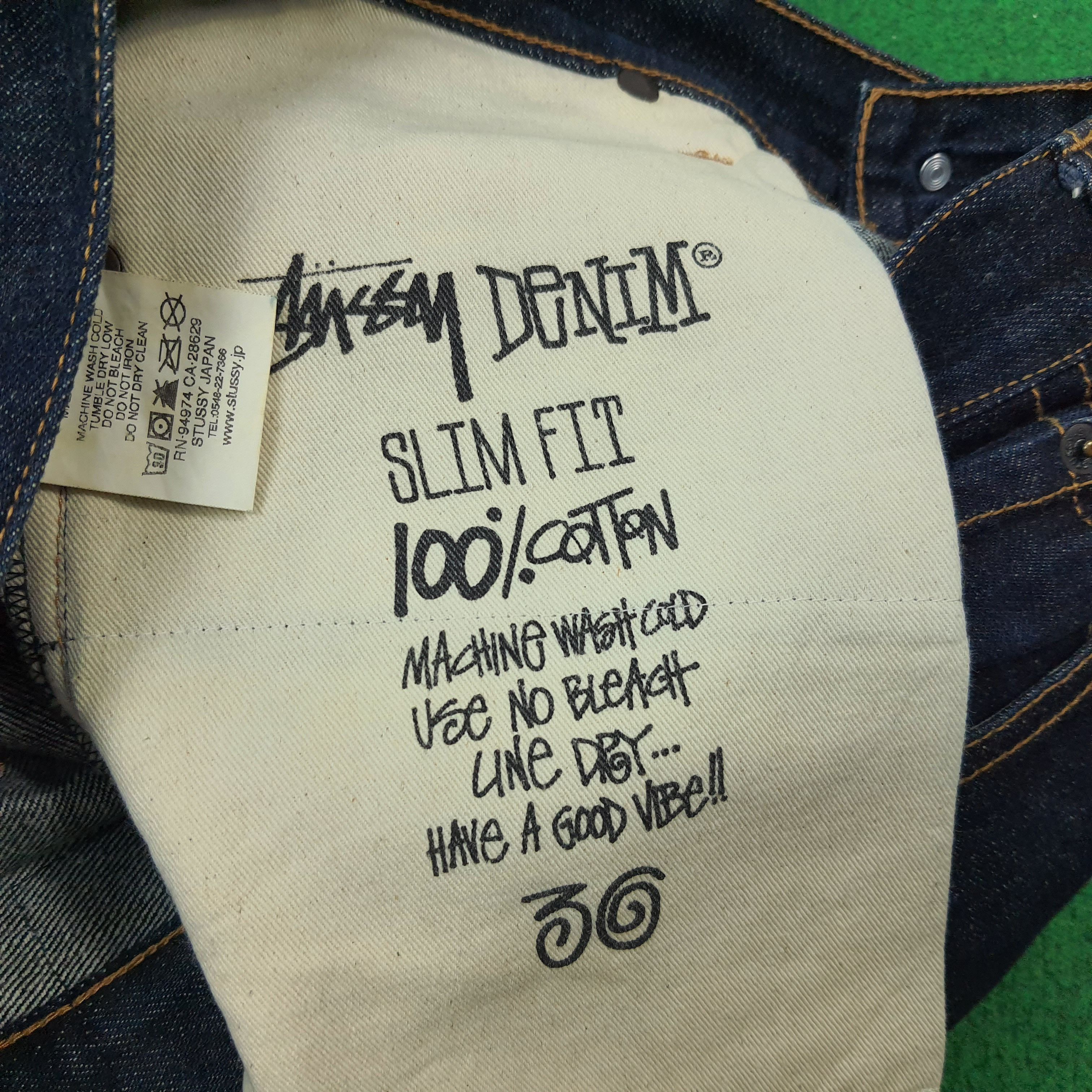 Stussy Vintage Stussy Streetwear Custom Logo Jeans C272N25 Size US 30 / EU 46 - 9 Thumbnail