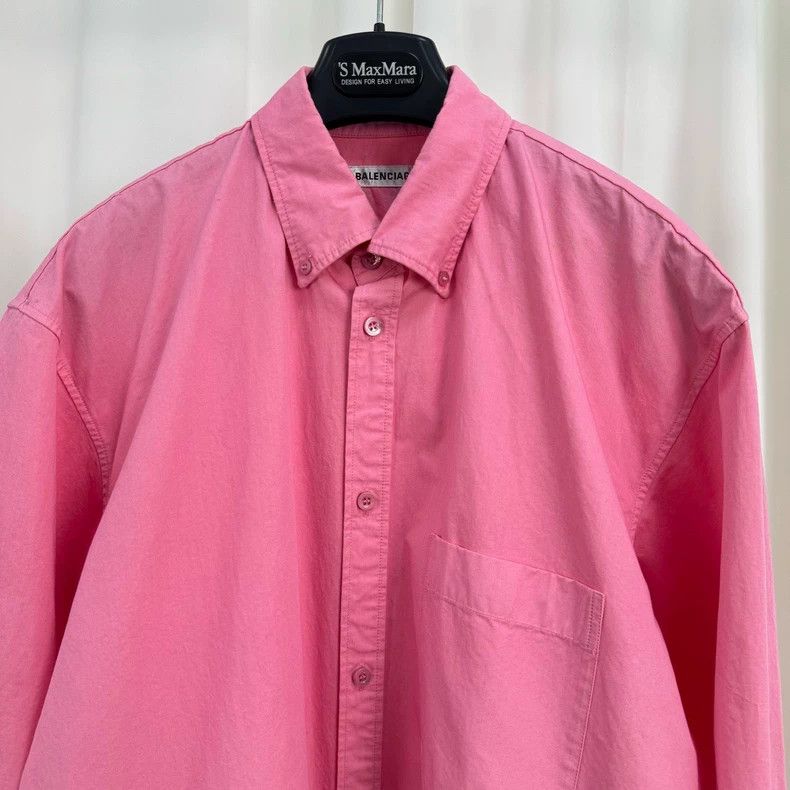 Balenciaga Balenciaga size 36 Pink back monogrammed shirt Size US S / EU 44-46 / 1 - 3 Thumbnail