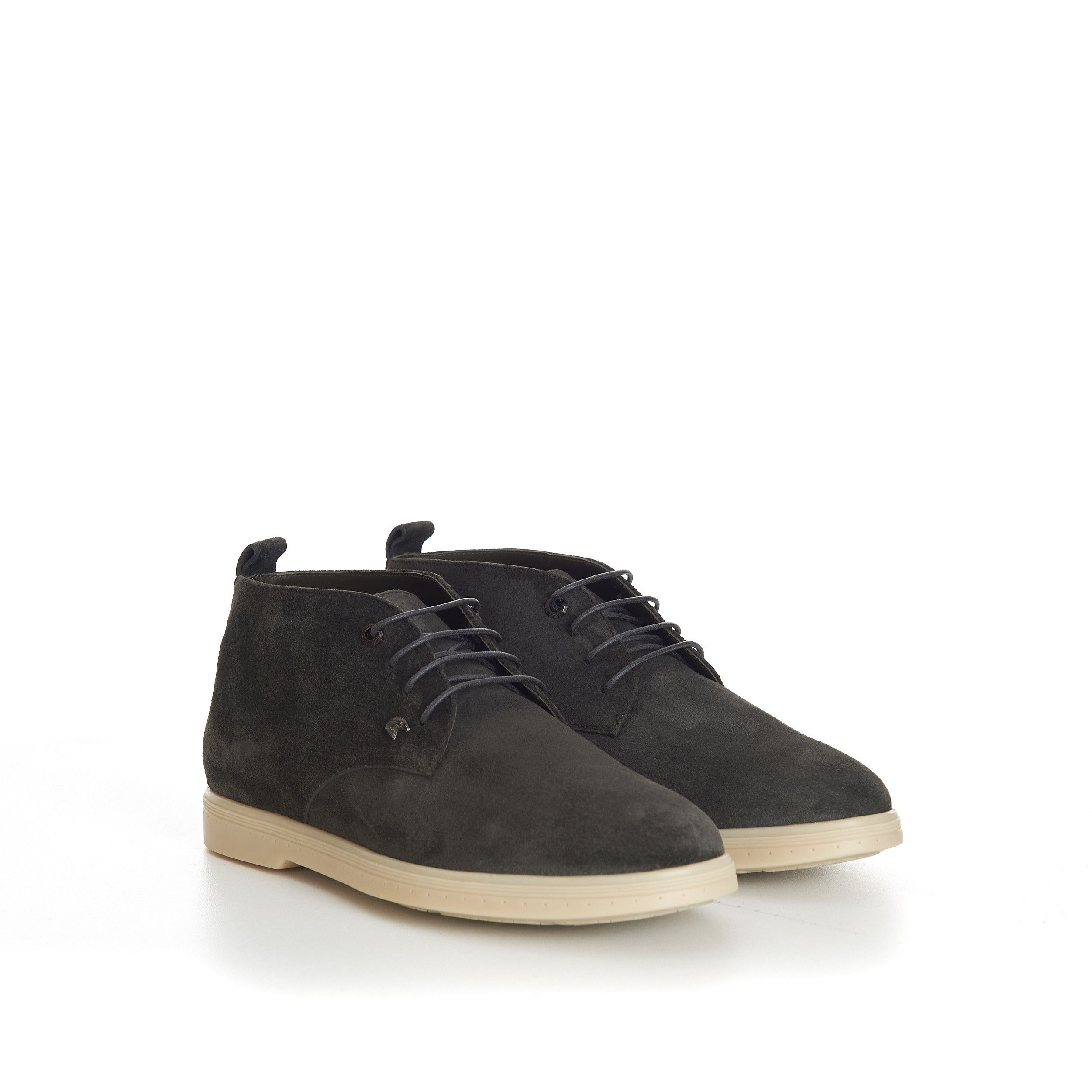 Stefano Ricci Military Green Suede Lace Up Chukka Boots With Rubber Soles Size US 8.5 / EU 41-42 - 1 Thumbnail