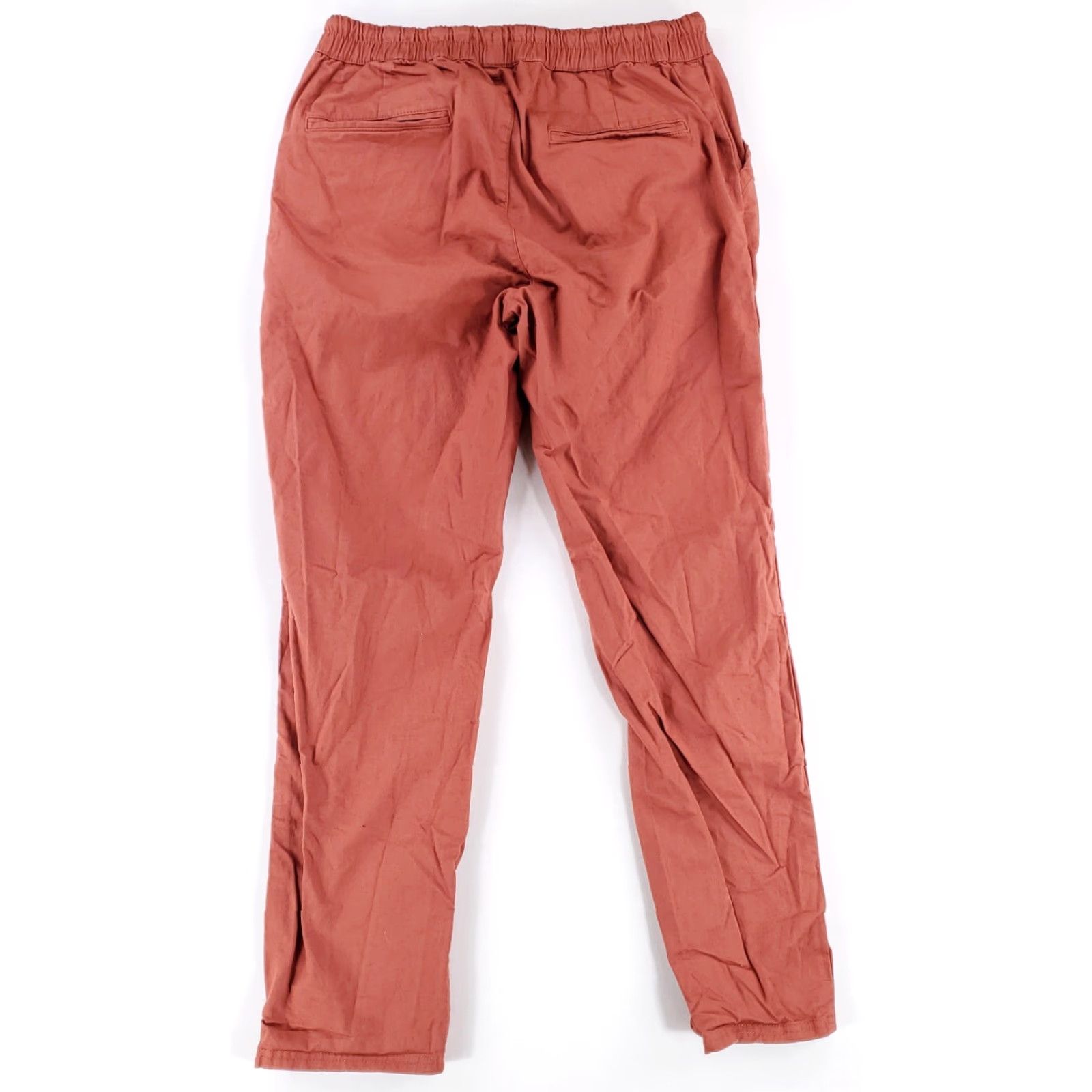 Vintage Pact Joggers Pants Elastic Waist Drawstring Red Orange Mens L (29-32) Size US 33 - 3 Thumbnail