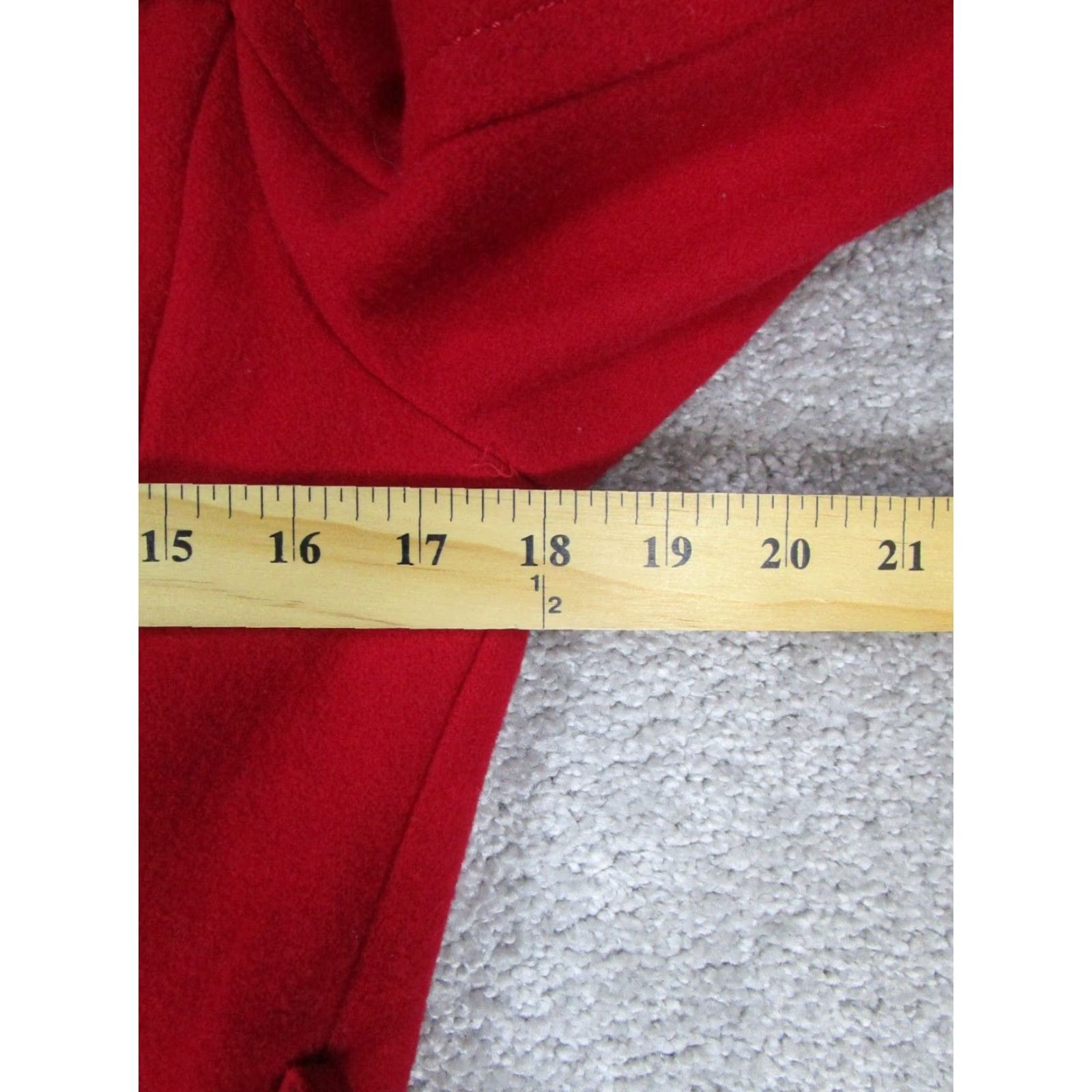Express Express Trench Coat Womens Medium Red Wool Blend Size M / US 6-8 / IT 42-44 - 7 Thumbnail