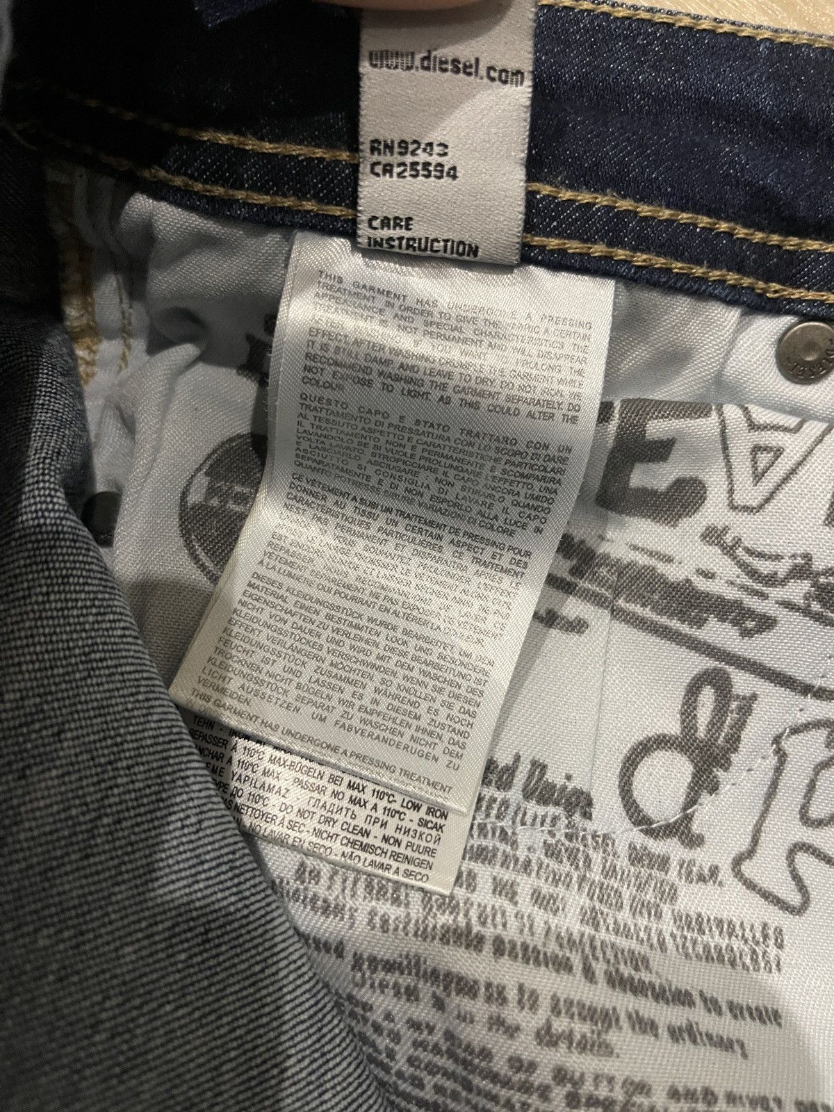 Diesel Diesel jeans 31/32 tepphar Size US 31 - 10 Thumbnail