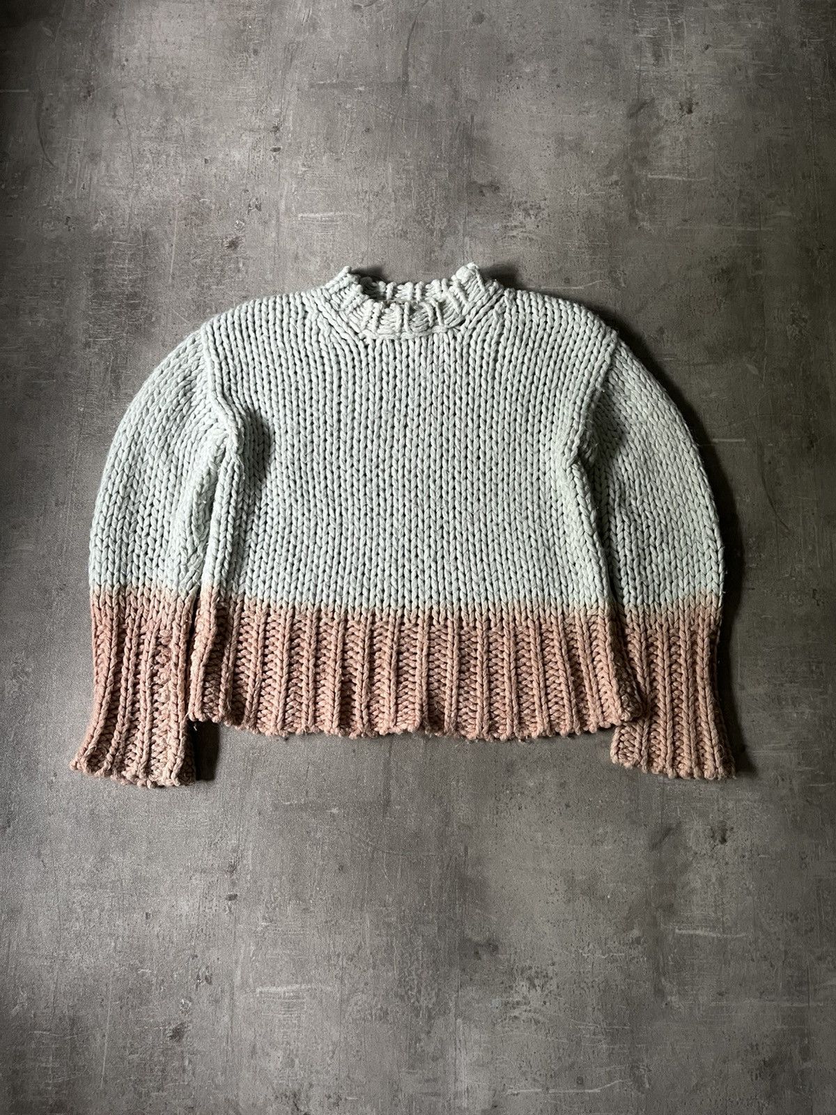 Acne Studios Acne Studios chunky degrade gradient sweater Size US M / EU 48-50 / 2 - 1 Thumbnail