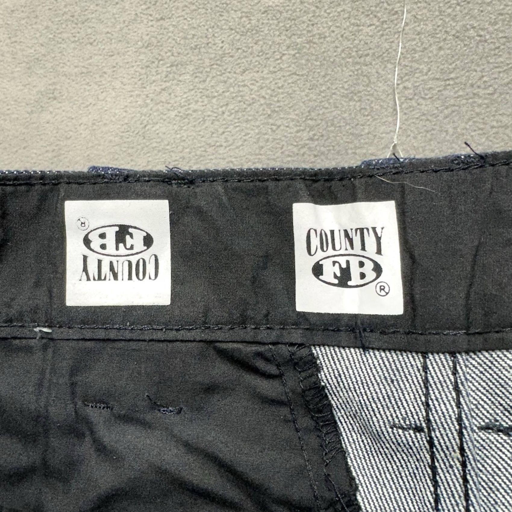 Vintage County FB Jeans Mens 32x32 Blue Denim Straight 90s Hip Hop Grunge Vintage? No. Size US 32 / EU 48 - 6 Thumbnail