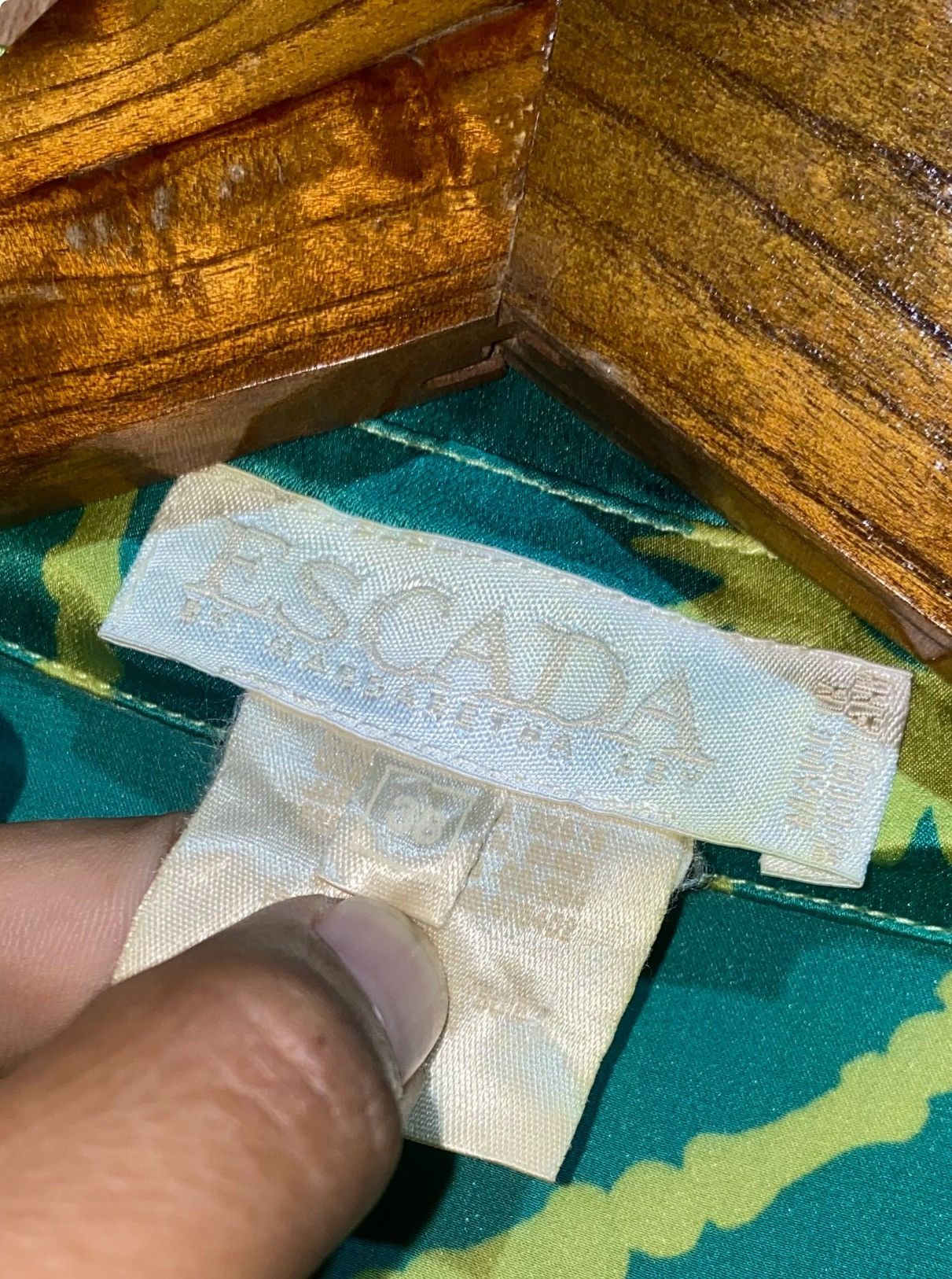 Escada VTG ESCADA POP ART SILK L/SLVE Size M / US 6-8 / IT 42-44 - 4 Thumbnail