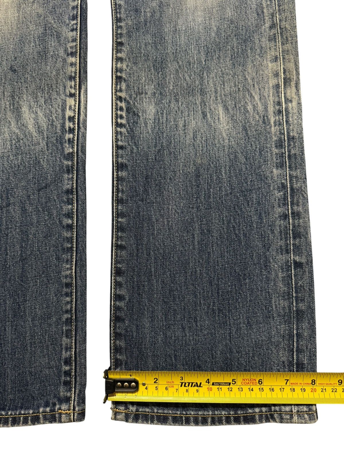 Uniqlo Vintage Y2K Japanese Uniqlo Blue Mud Wash Straight Leg Jeans Size US 32 / EU 48 - 13 Thumbnail