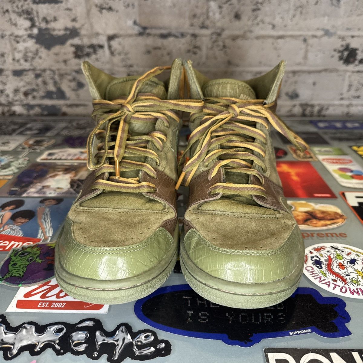 Nike Nike Court Force Hi World Cup 2006 Sz 10 Pilgrim 313385-331 Size US 10 / EU 43 - 4 Thumbnail