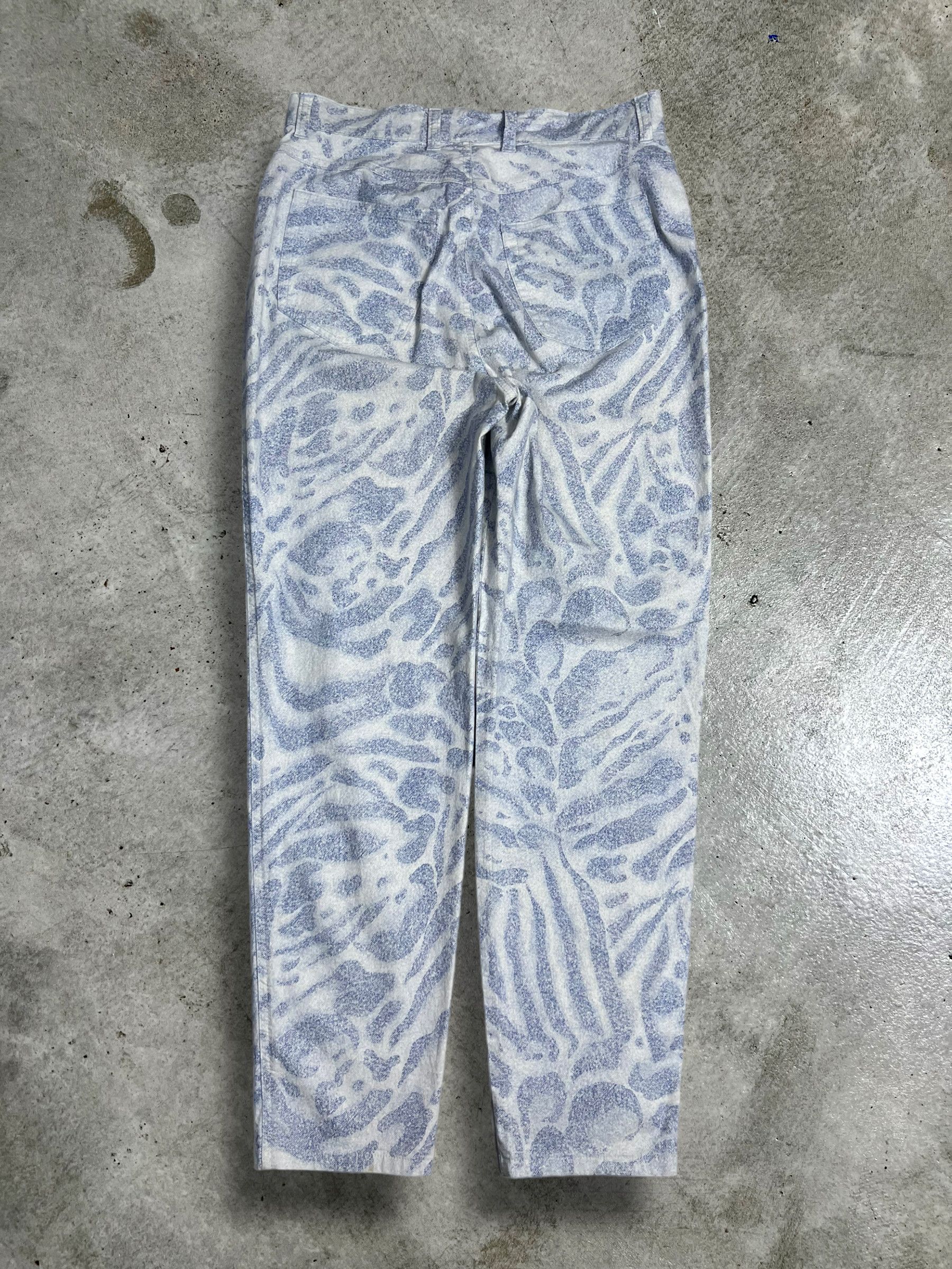 Escada ESCADA Blue Wash Striped Denim GTMPT372 Size 28" / US 6 / IT 42 - 9 Thumbnail