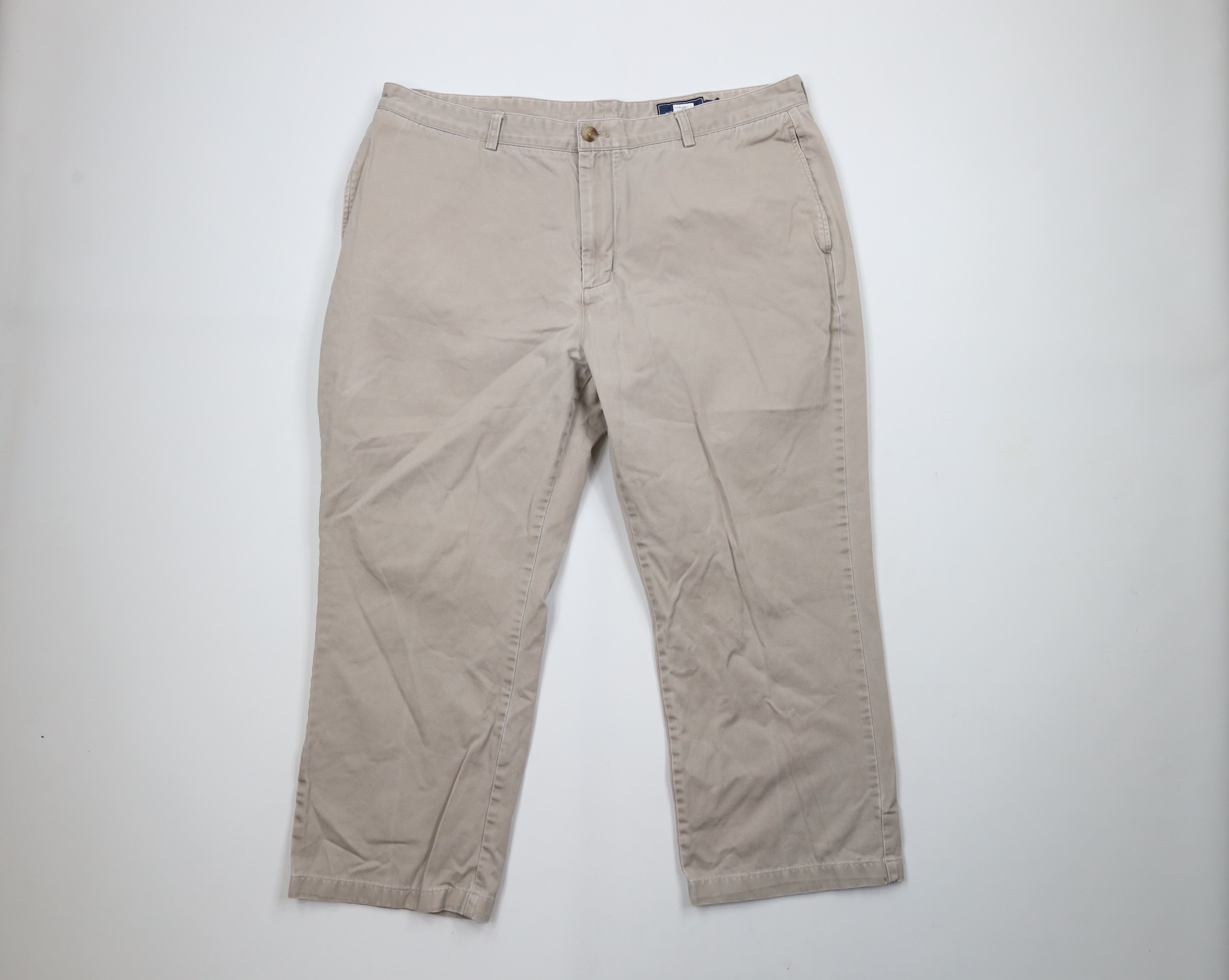 Vineyard Vines × Vintage Vineyard Vines Wide Leg Chino Pants Trousers Beige Cotton Size US 40 / EU 56 - 1 Thumbnail