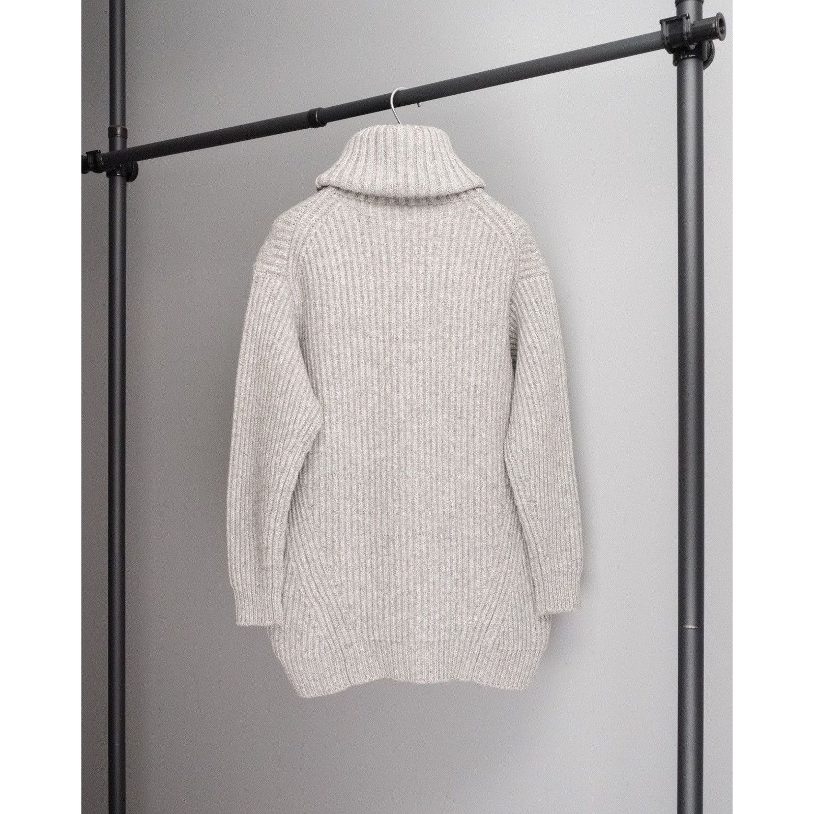 Acne Studios Acne studios grey oversized knit wool turtleneck sweater Size XS / US 0-2 / IT 36-38 - 6 Thumbnail
