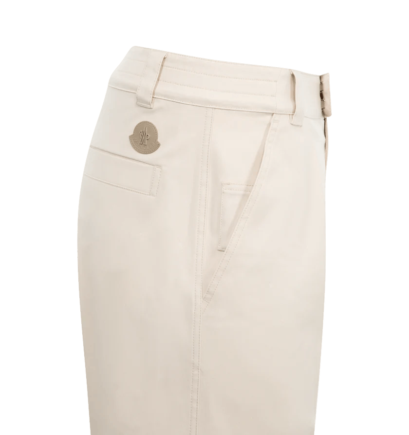 Moncler o1s22i1n1124 Cotton Drill Pant in Beige Size US 36 / EU 52 - 3 Thumbnail