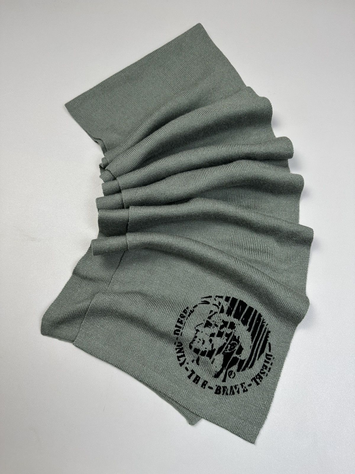 Diesel Diesel Cold Green Long Thin Scarf Size ONE SIZE - 1 Thumbnail