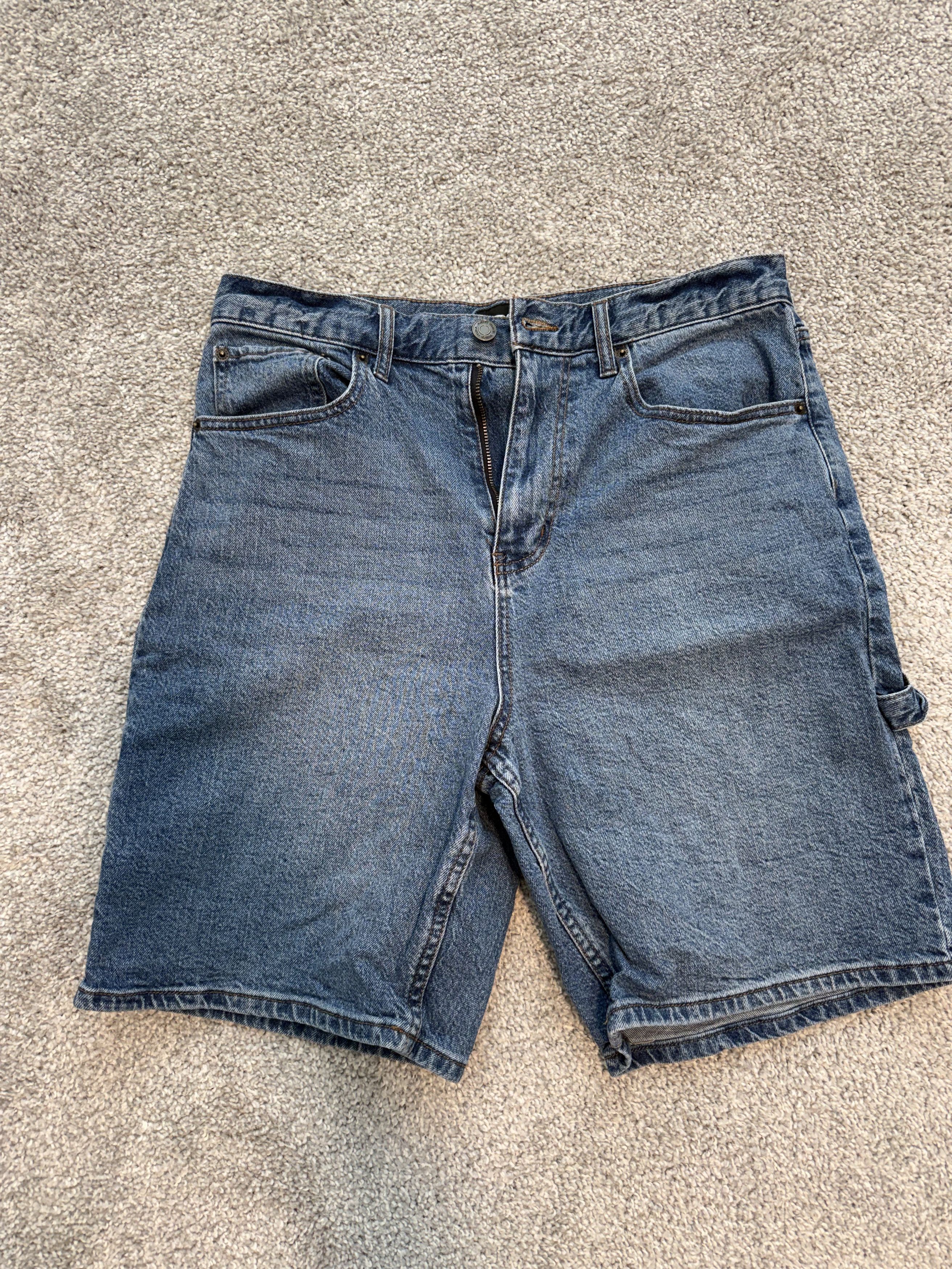 Rsq RSQ Mens Loose Denim Carpenter Shorts Size US 30 / EU 46 - 1 Thumbnail