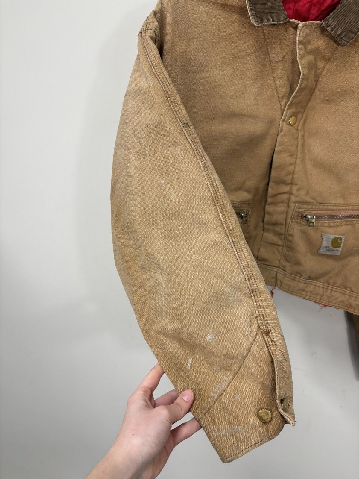 Carhartt Vintage Carhartt 1980s Made In USA Workwear Cropped Jacket Size US L / EU 52-54 / 3 - 15 Thumbnail